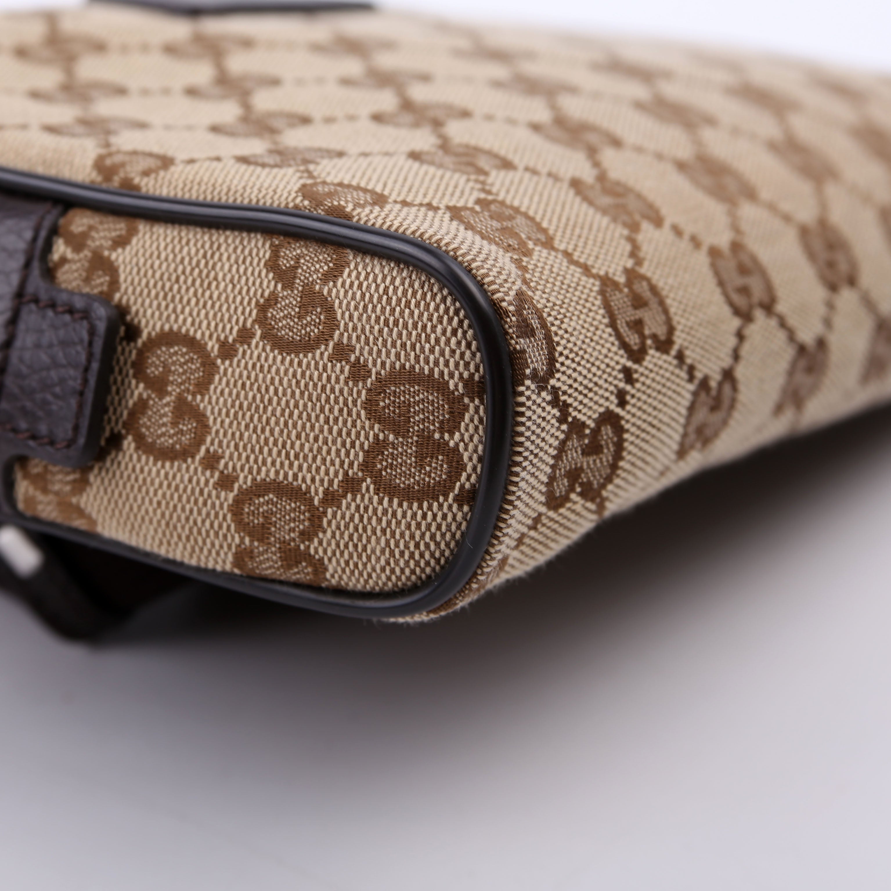 449174 GG Canvas Belt Bag Brown