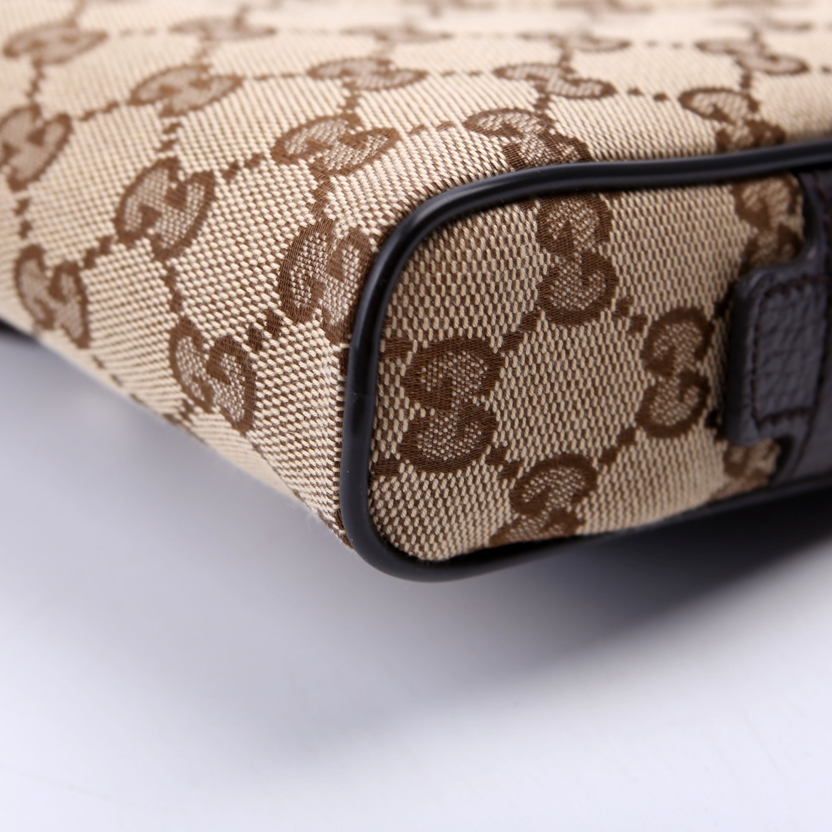 449174 GG Canvas Belt Bag Brown