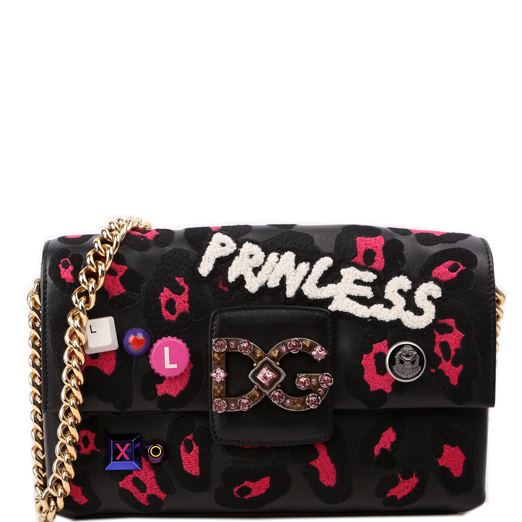 DG Princess Crossbody Bag Black/Pink