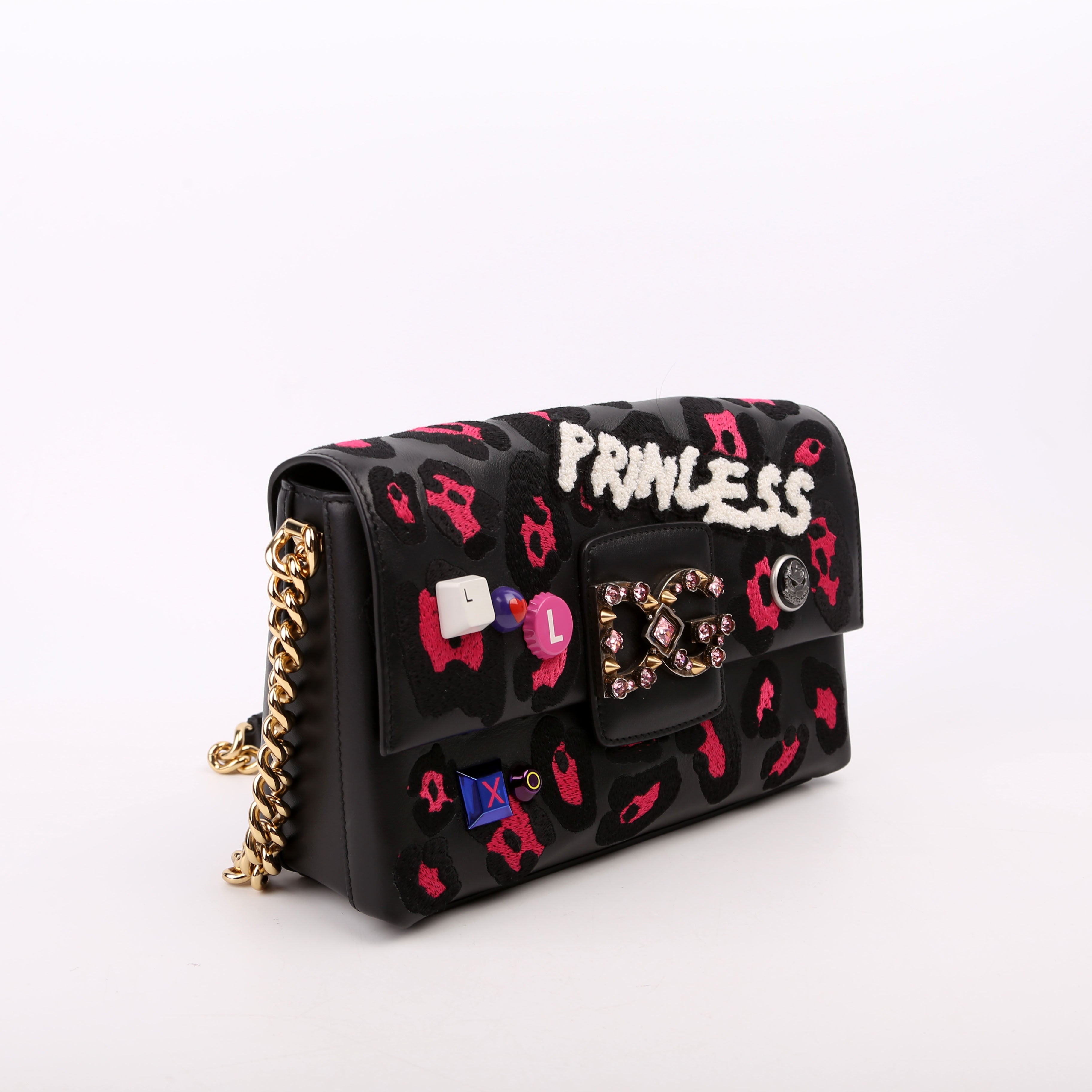 DG Princess Crossbody Bag Black/Pink