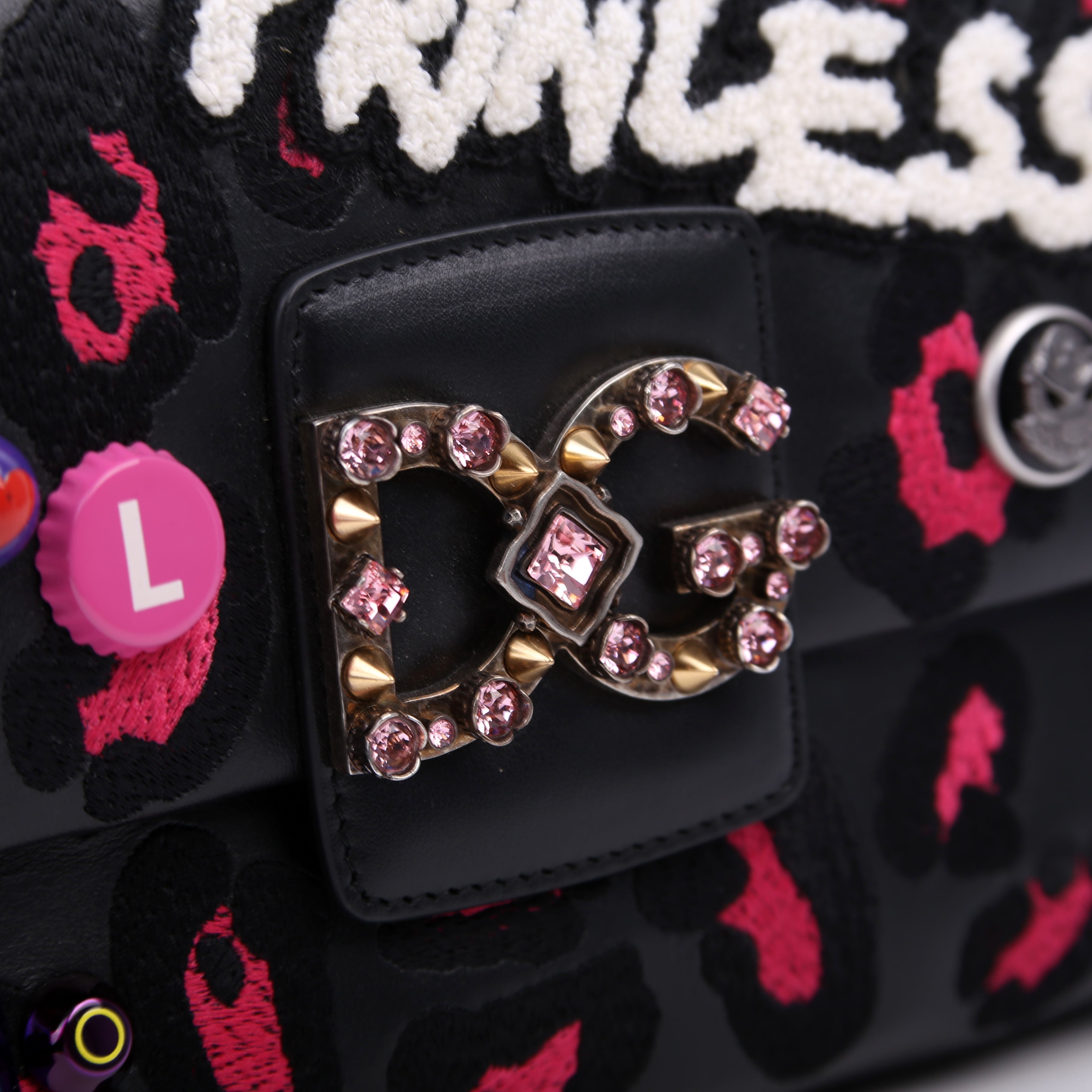 DG Princess Crossbody Bag Black/Pink