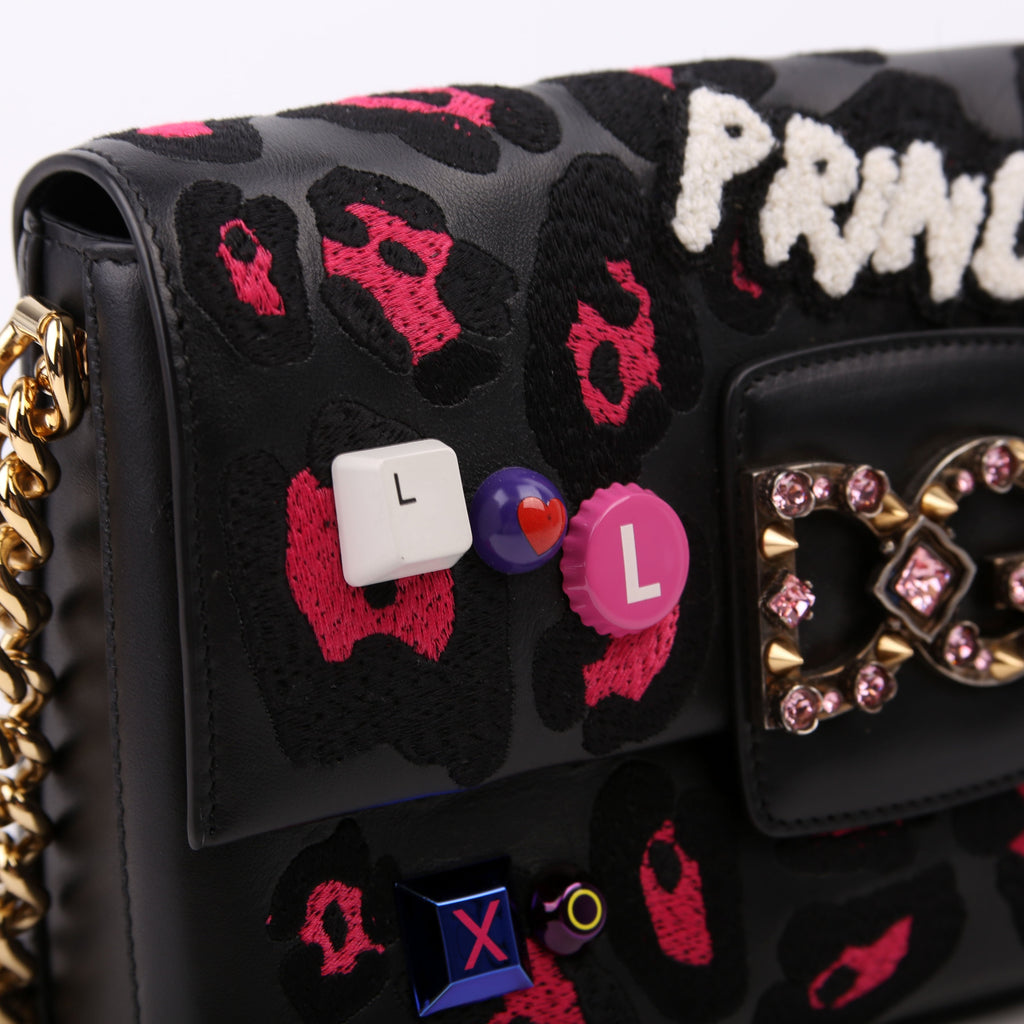 DG Princess Crossbody Bag Black/Pink