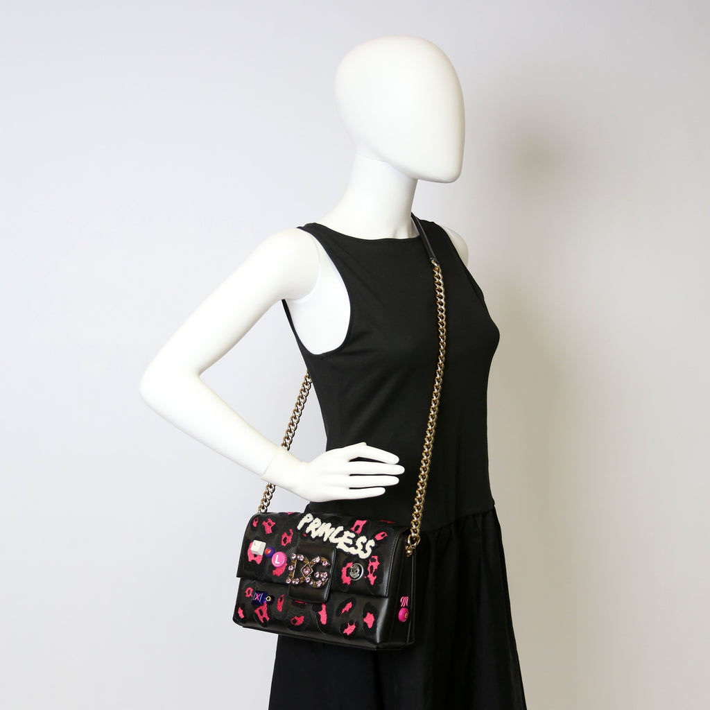 DG Princess Crossbody Bag Black/Pink