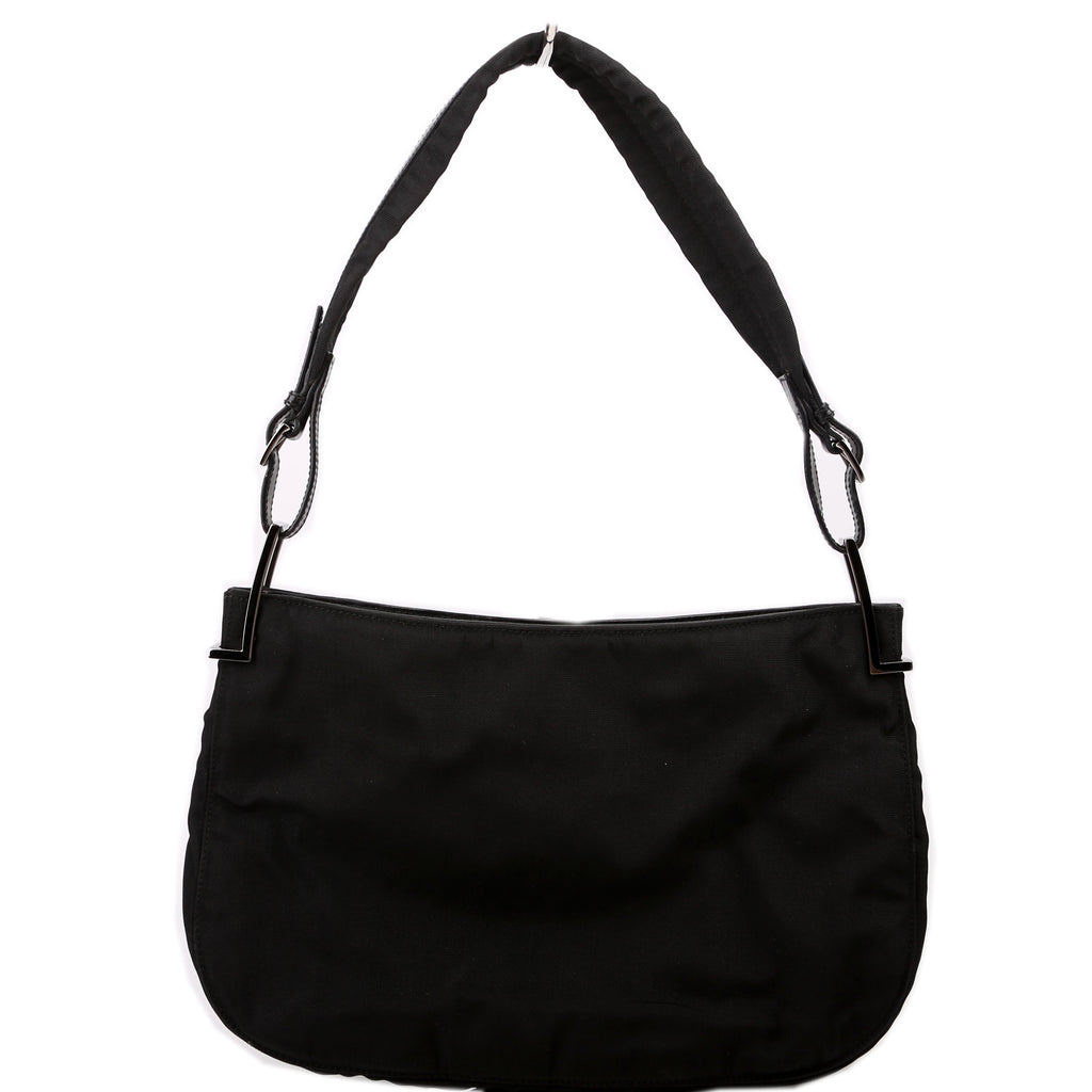 001-3193 Nylon Small Hobo Black