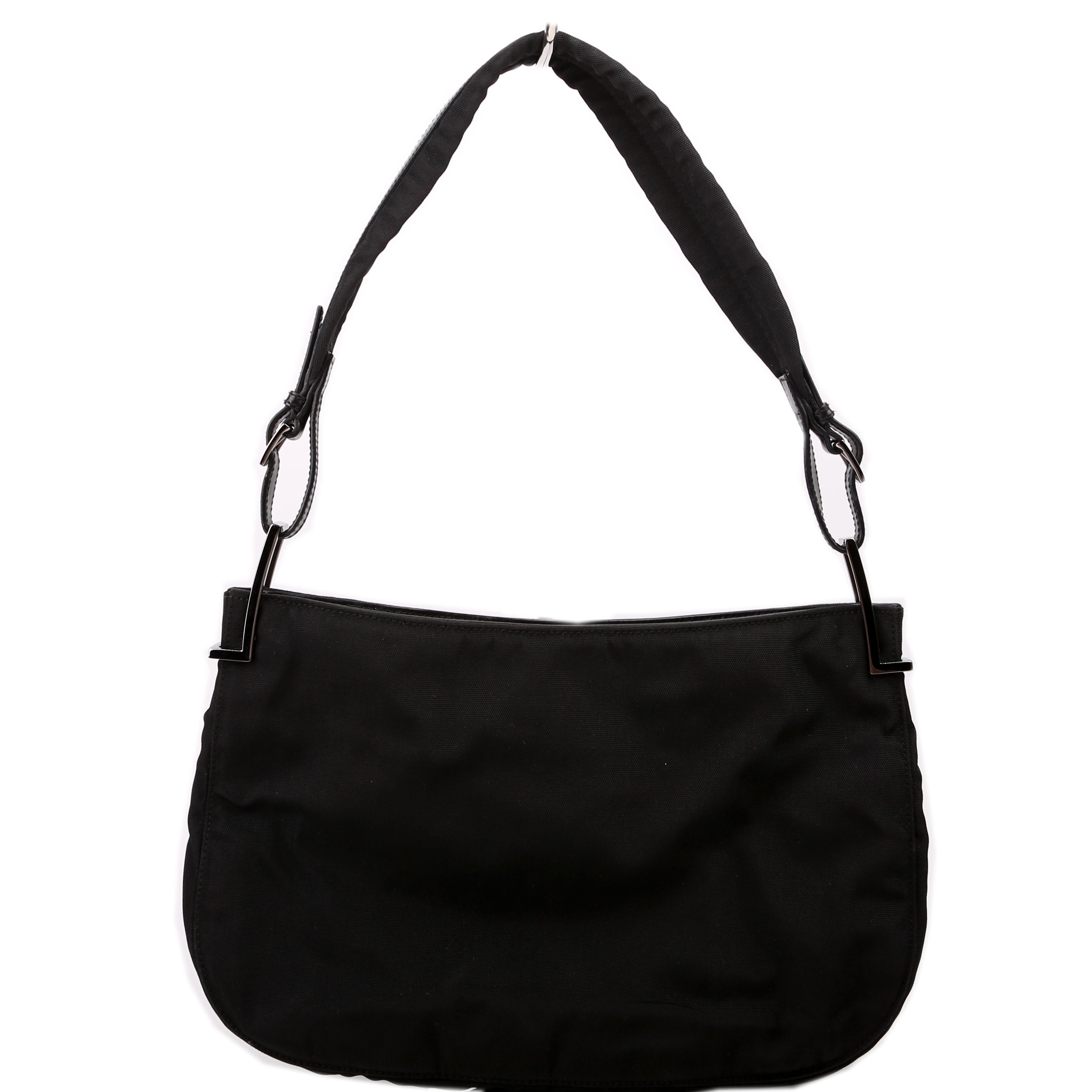 001-3193 Nylon Small Hobo Black