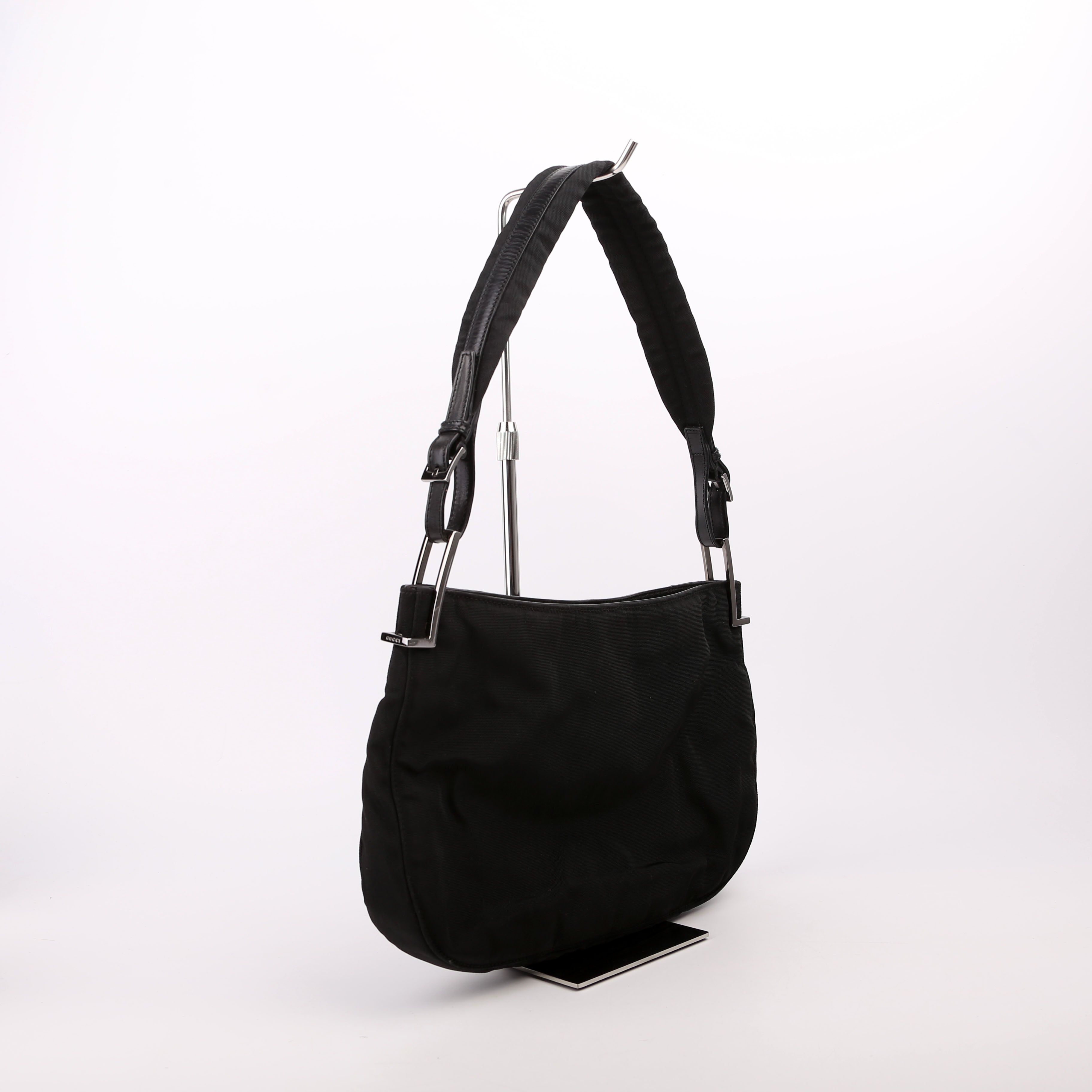 001-3193 Nylon Small Hobo Black