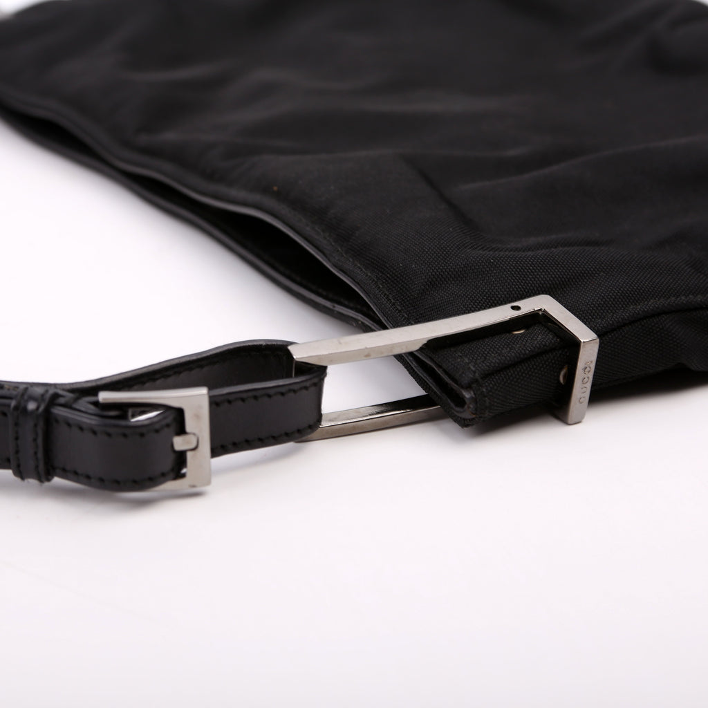 001-3193 Nylon Small Hobo Black
