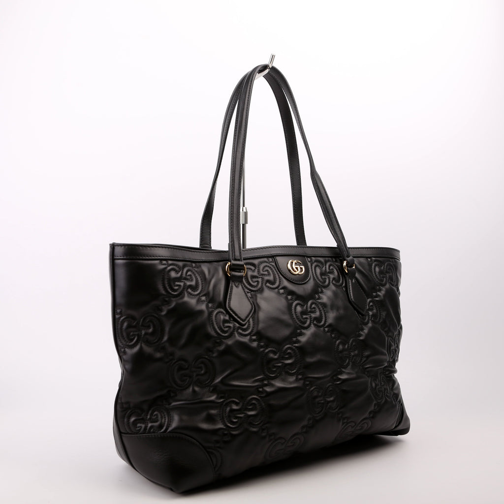 631685 GG Matelasse Ophidia Tote Black