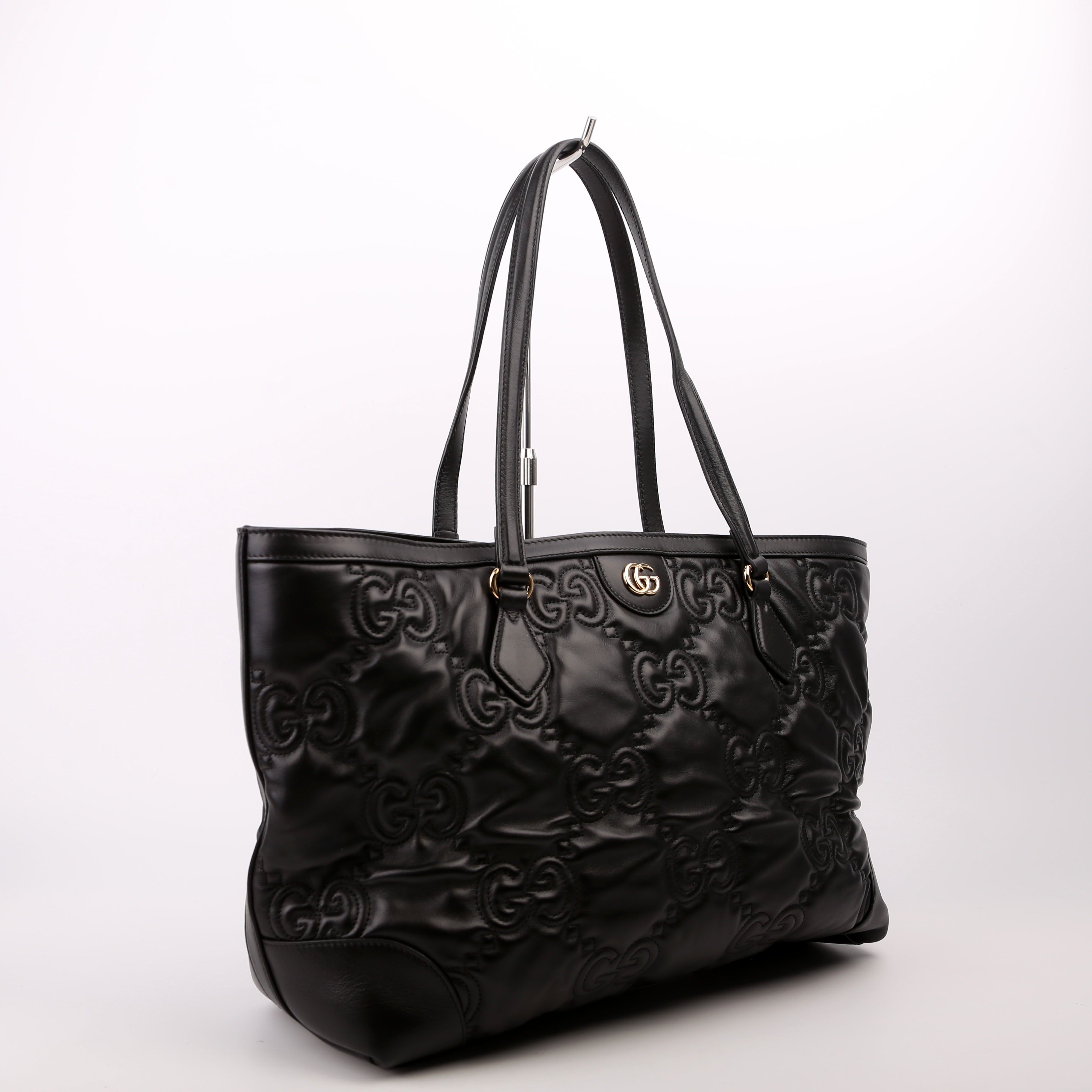 631685 GG Matelasse Ophidia Tote Black