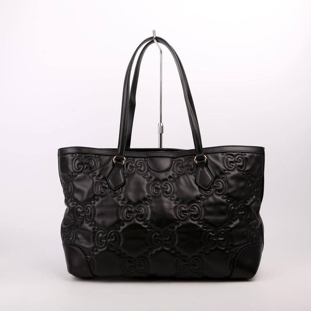 631685 GG Matelasse Ophidia Tote Black