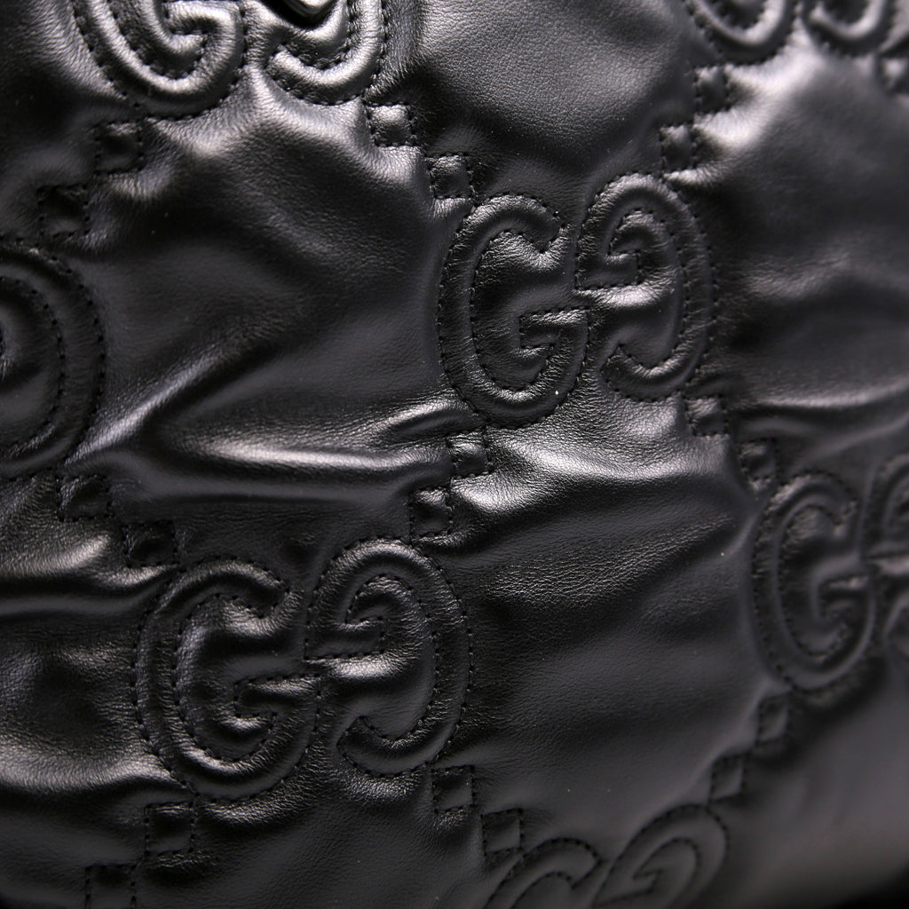 631685 GG Matelasse Ophidia Tote Black
