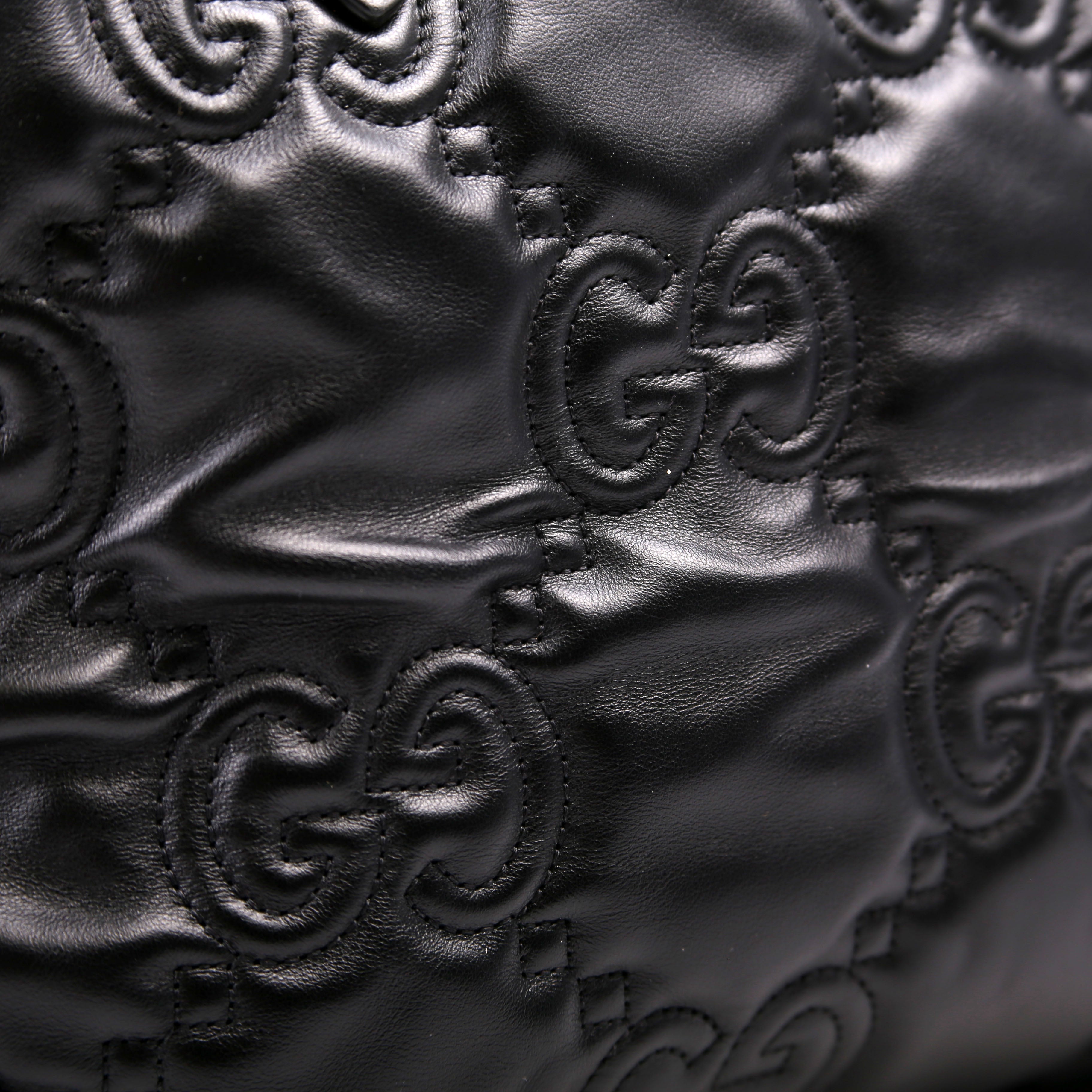 631685 GG Matelasse Ophidia Tote Black