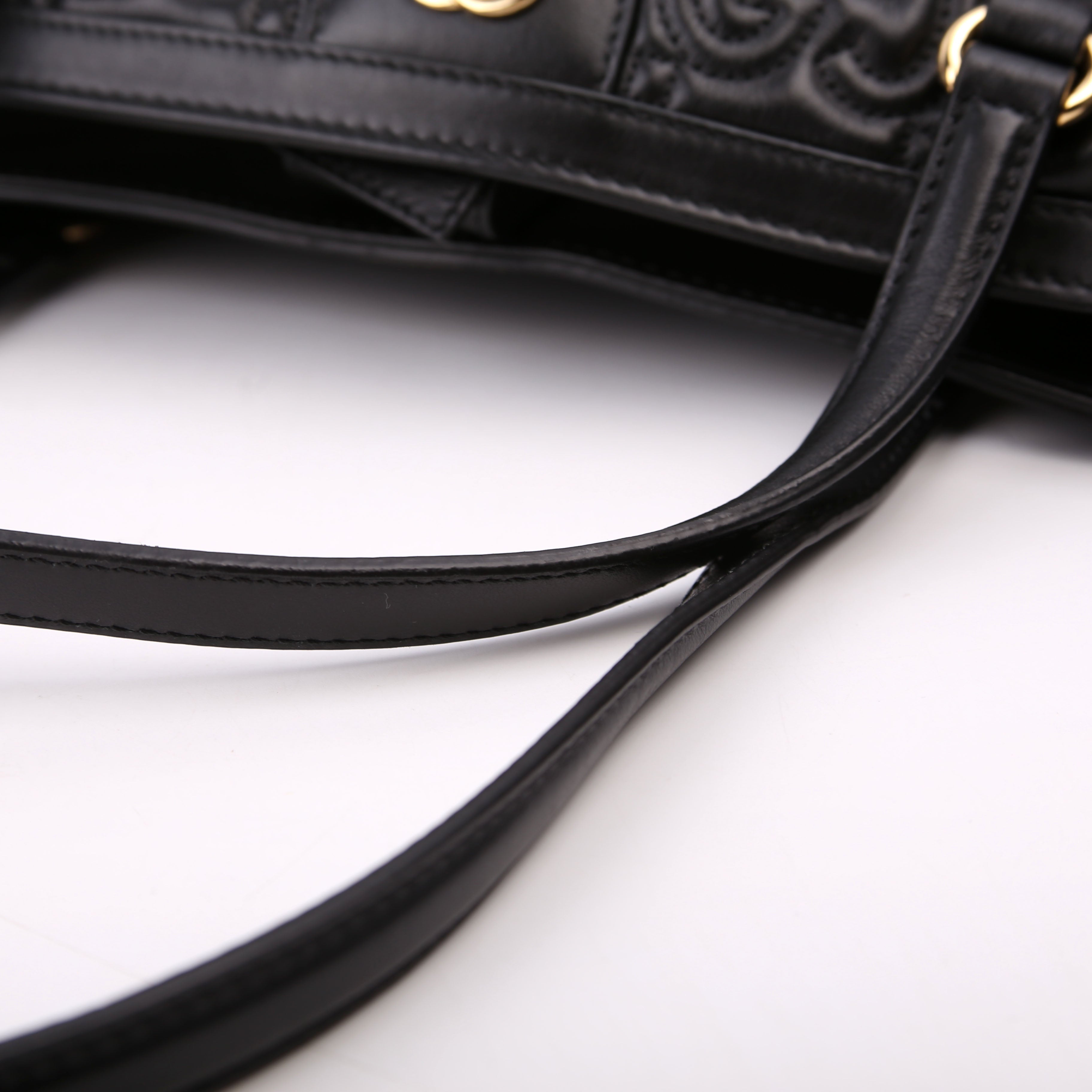 631685 GG Matelasse Ophidia Tote Black