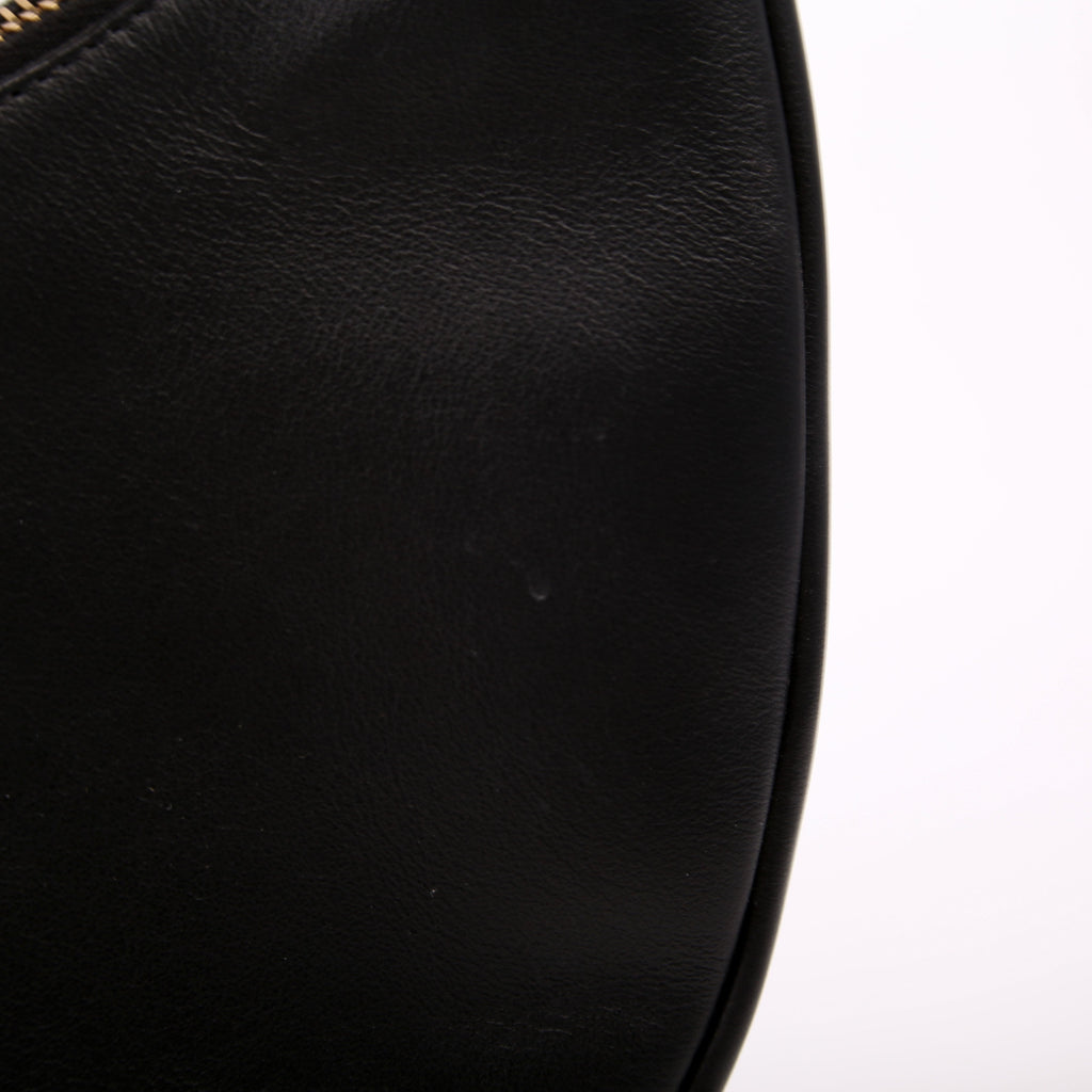 Fendigraphy Small Leather Hobo Black