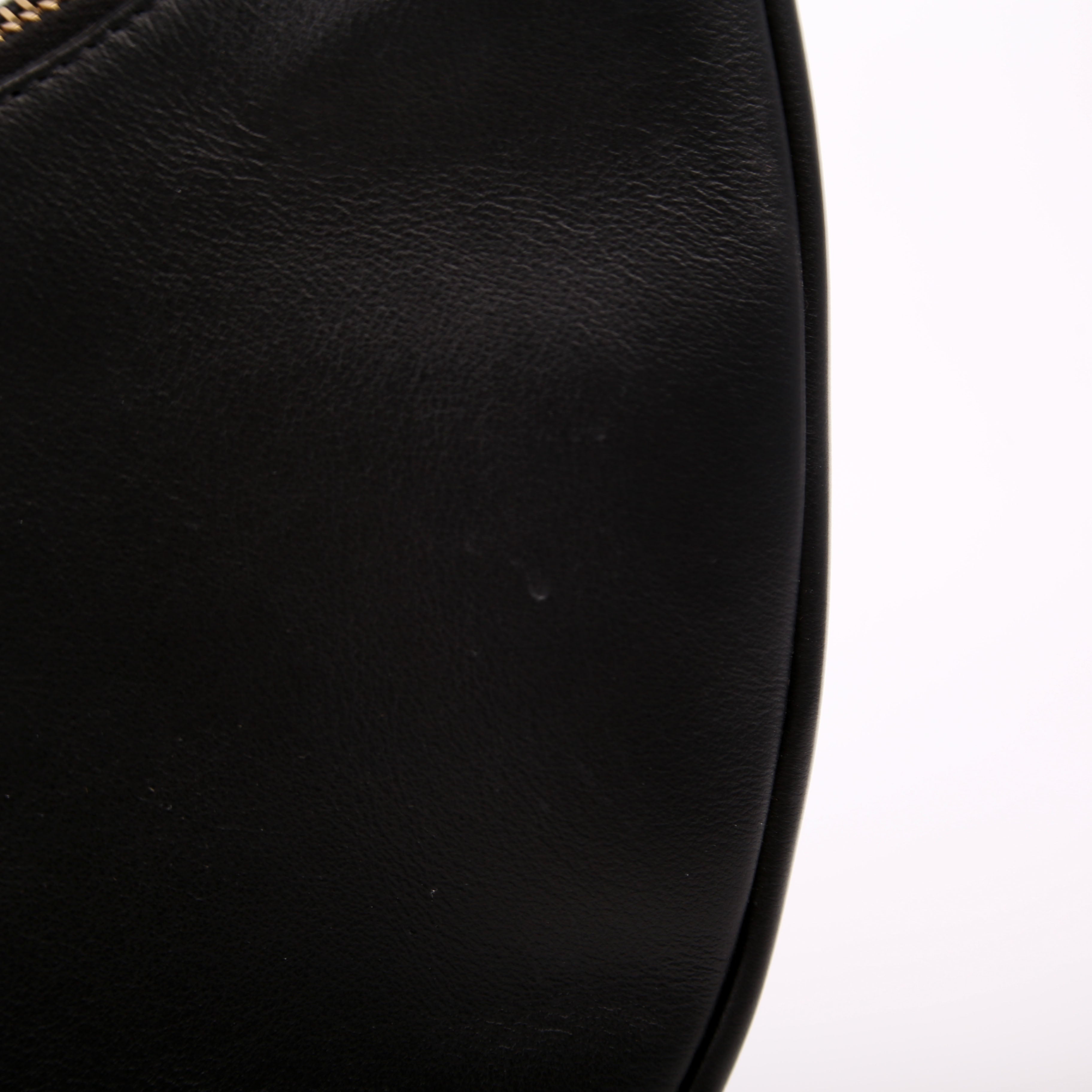 Fendigraphy Small Leather Hobo Black