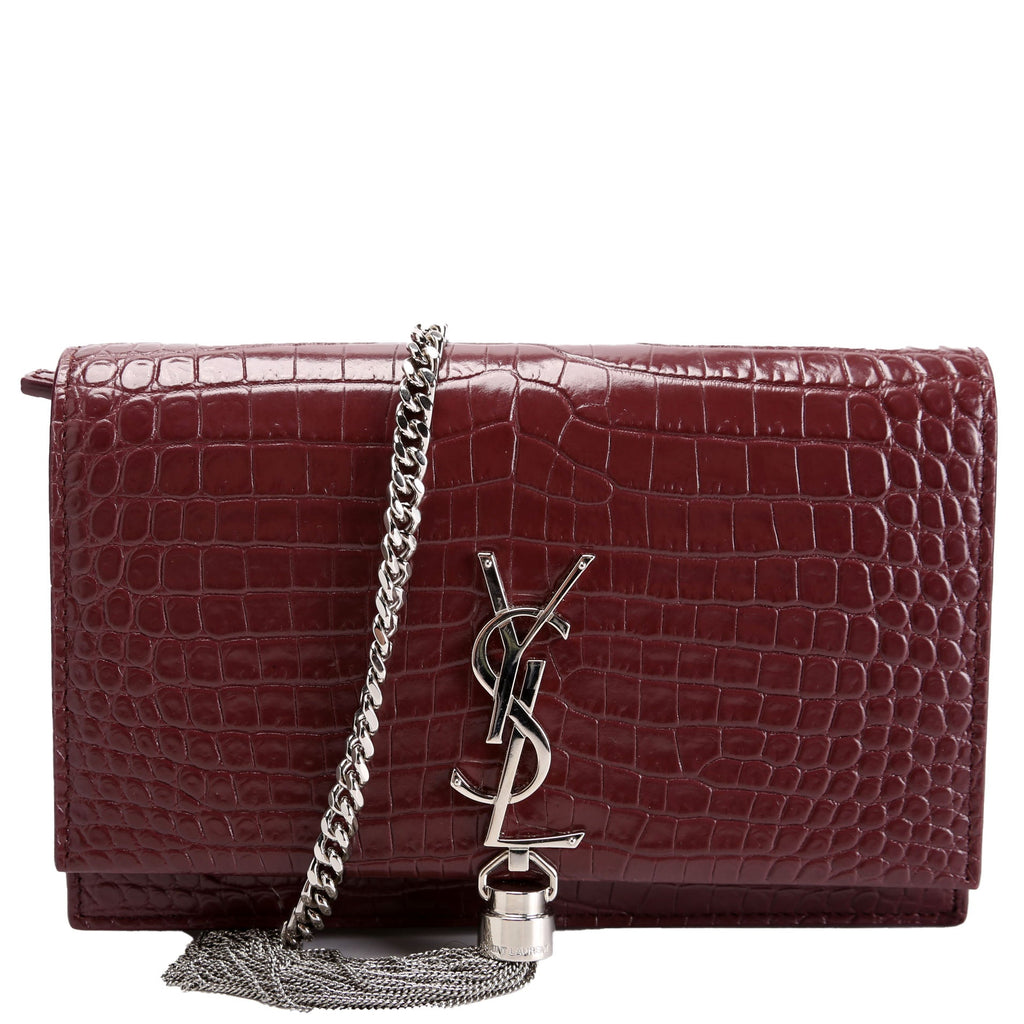 Kate Tassel Chain Wallet 452159 Burgundy