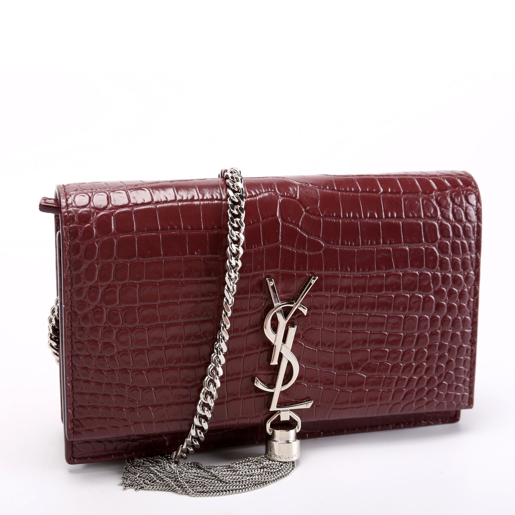 Kate Tassel Chain Wallet 452159 Burgundy
