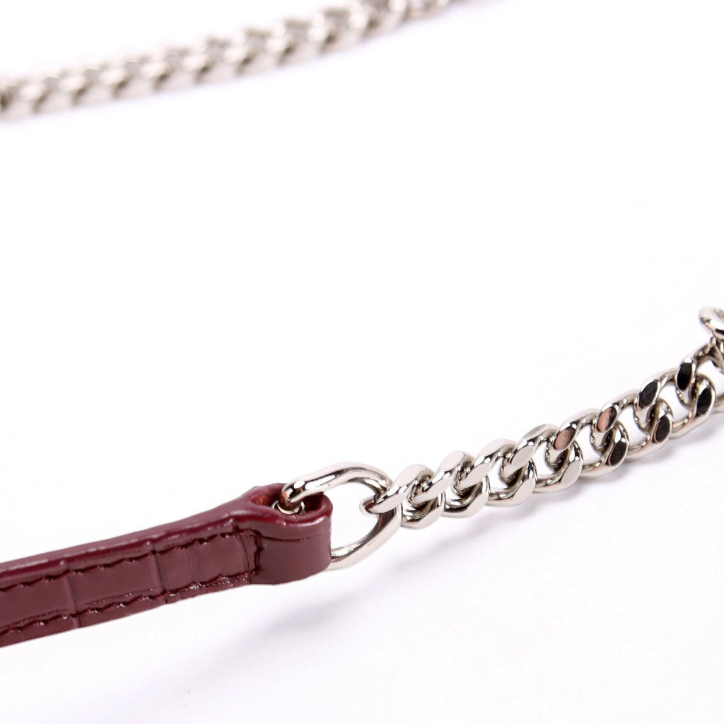 Kate Tassel Chain Wallet 452159 Burgundy