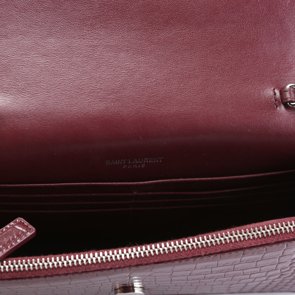 Kate Tassel Chain Wallet 452159 Burgundy