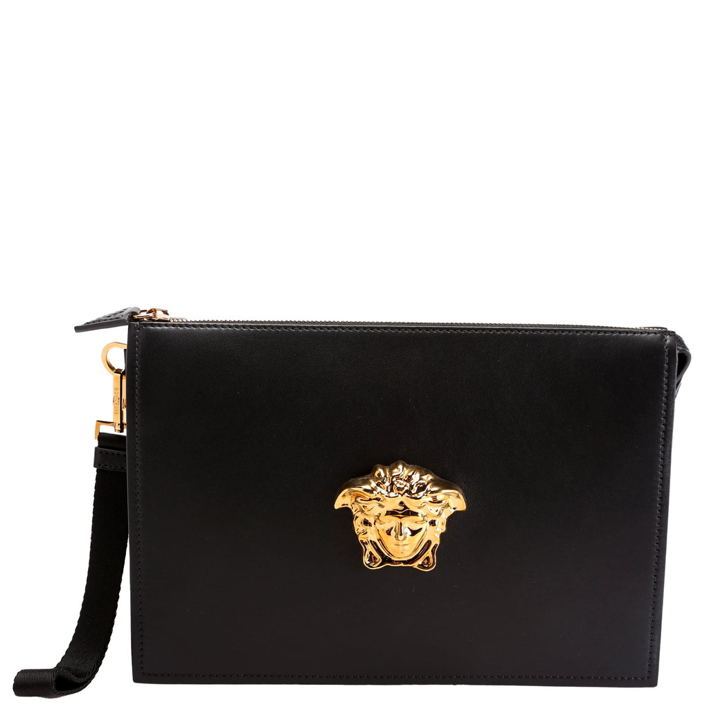 Medusa Large Wristlet Pouch Black