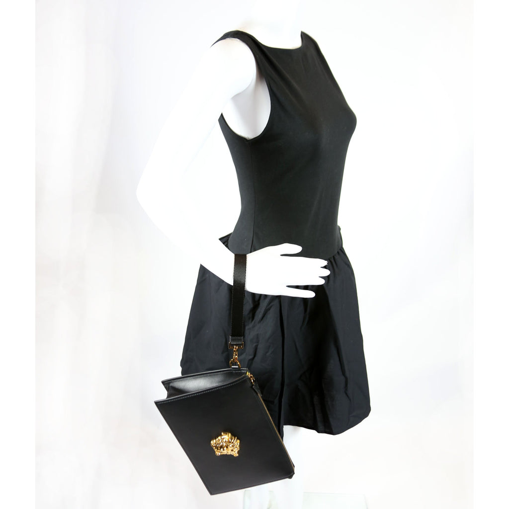 Medusa Large Wristlet Pouch Black
