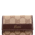 Gucci 131859 GG Canvas Key Holder