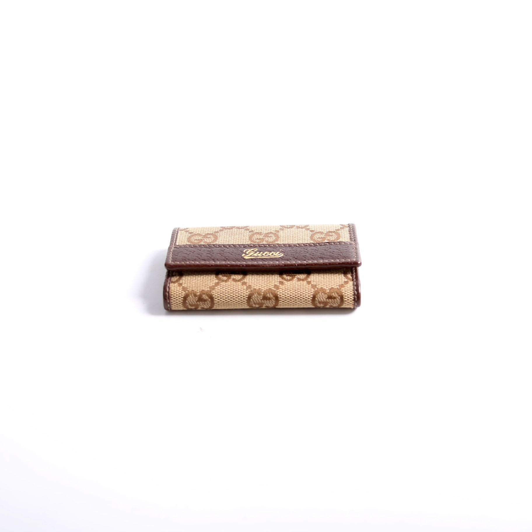 Gucci 131859 GG Canvas Key Holder