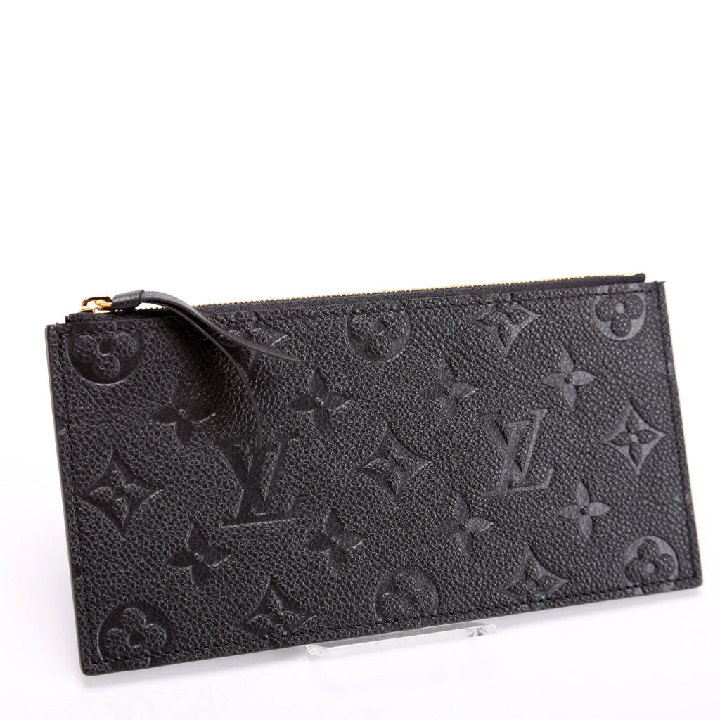 Pochette Felicie Zip Insert Only Empreinte Black