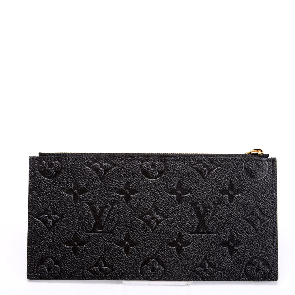 Pochette Felicie Zip Insert Only Empreinte Black