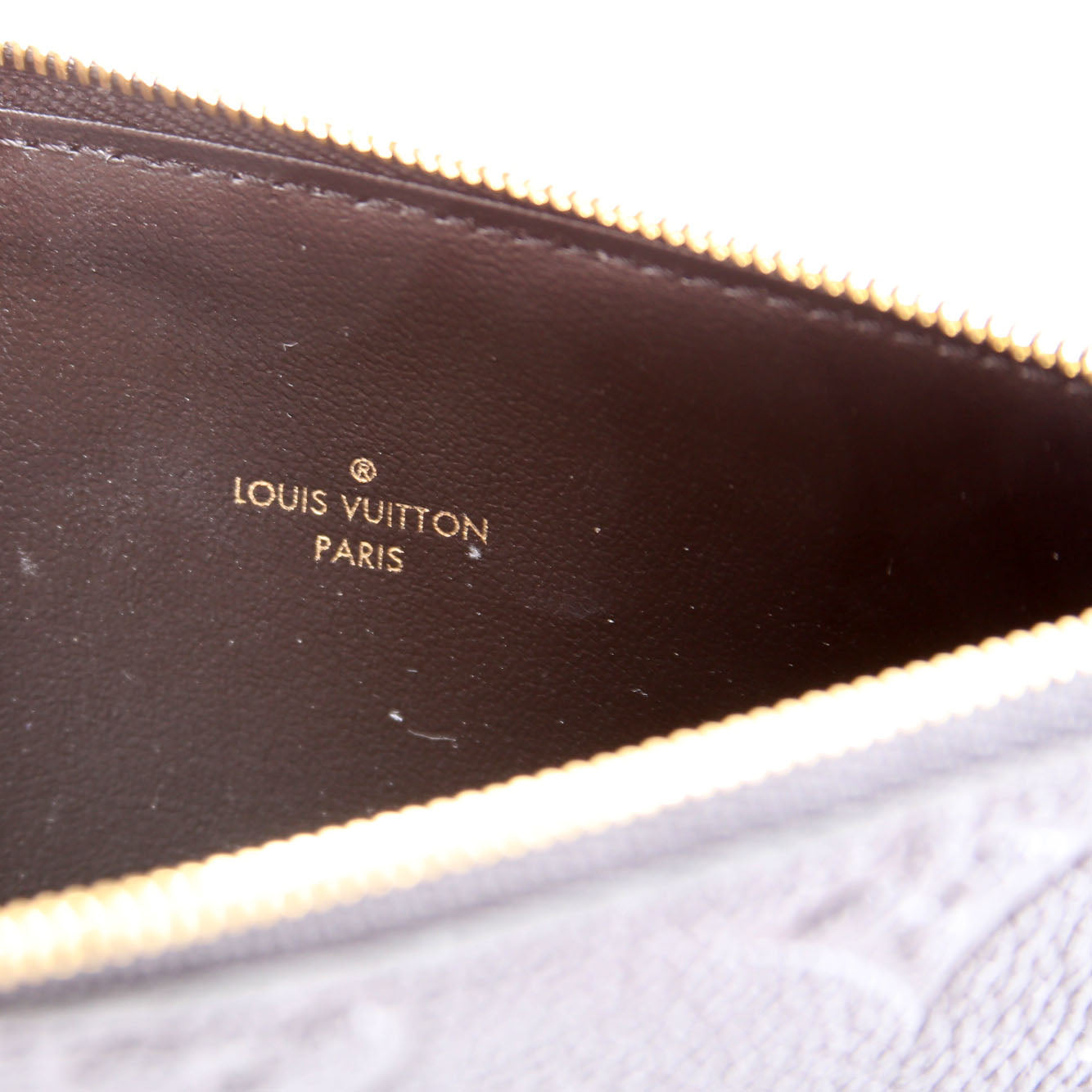 Pochette Felicie Zip Insert Only Empreinte Black