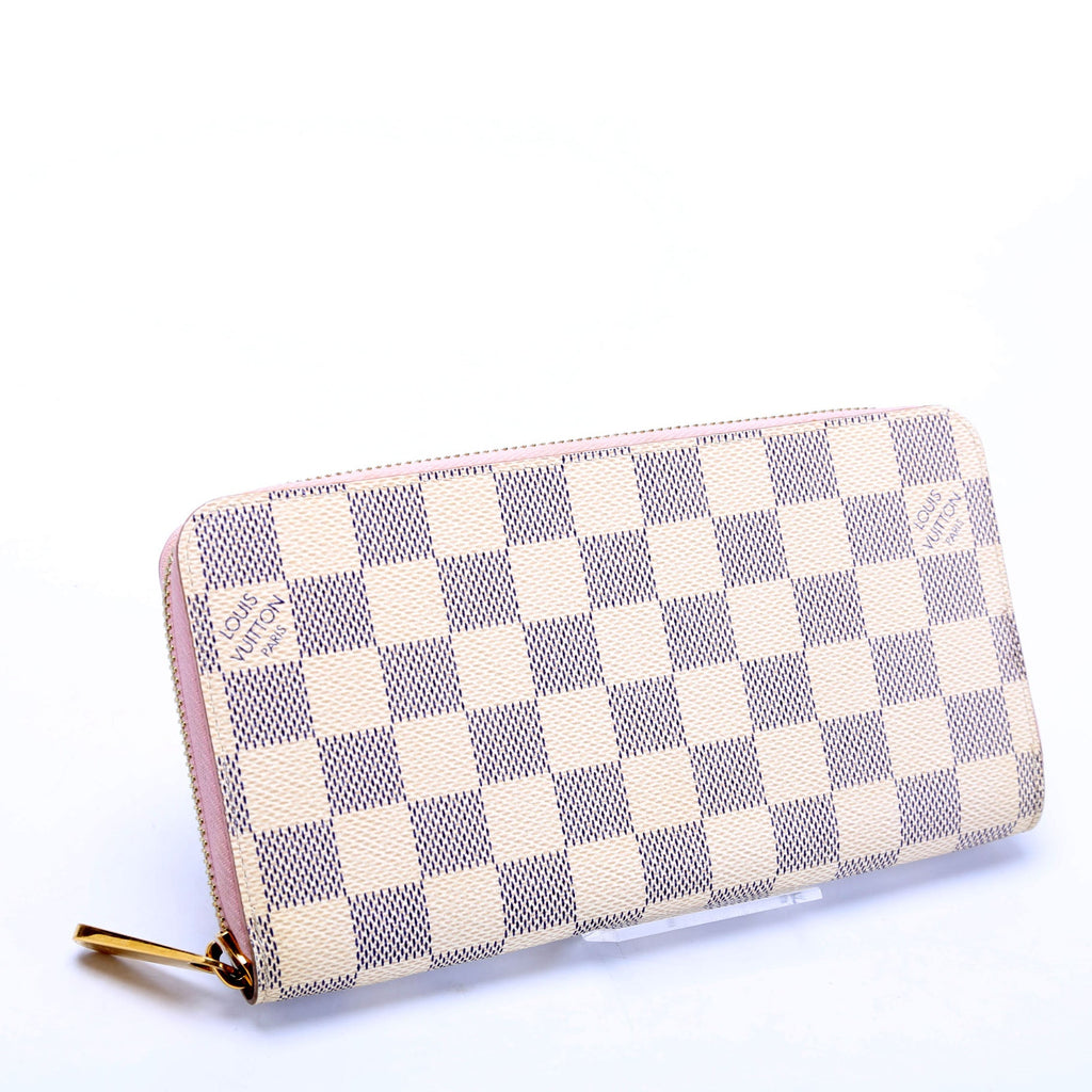 Zippy Wallet Damier Azur Pink