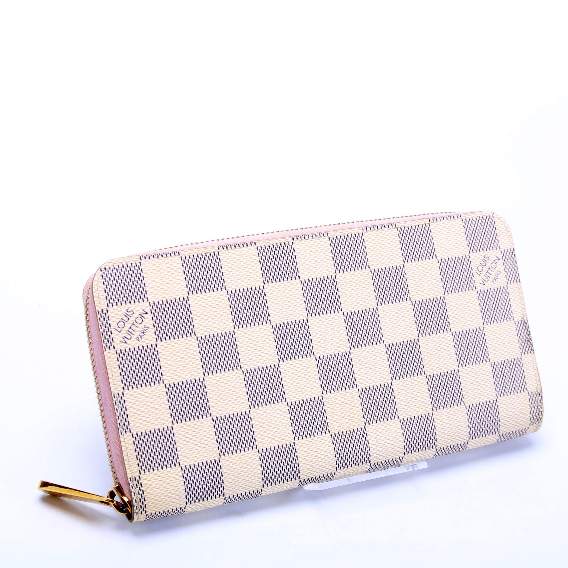 Zippy Wallet Damier Azur Pink