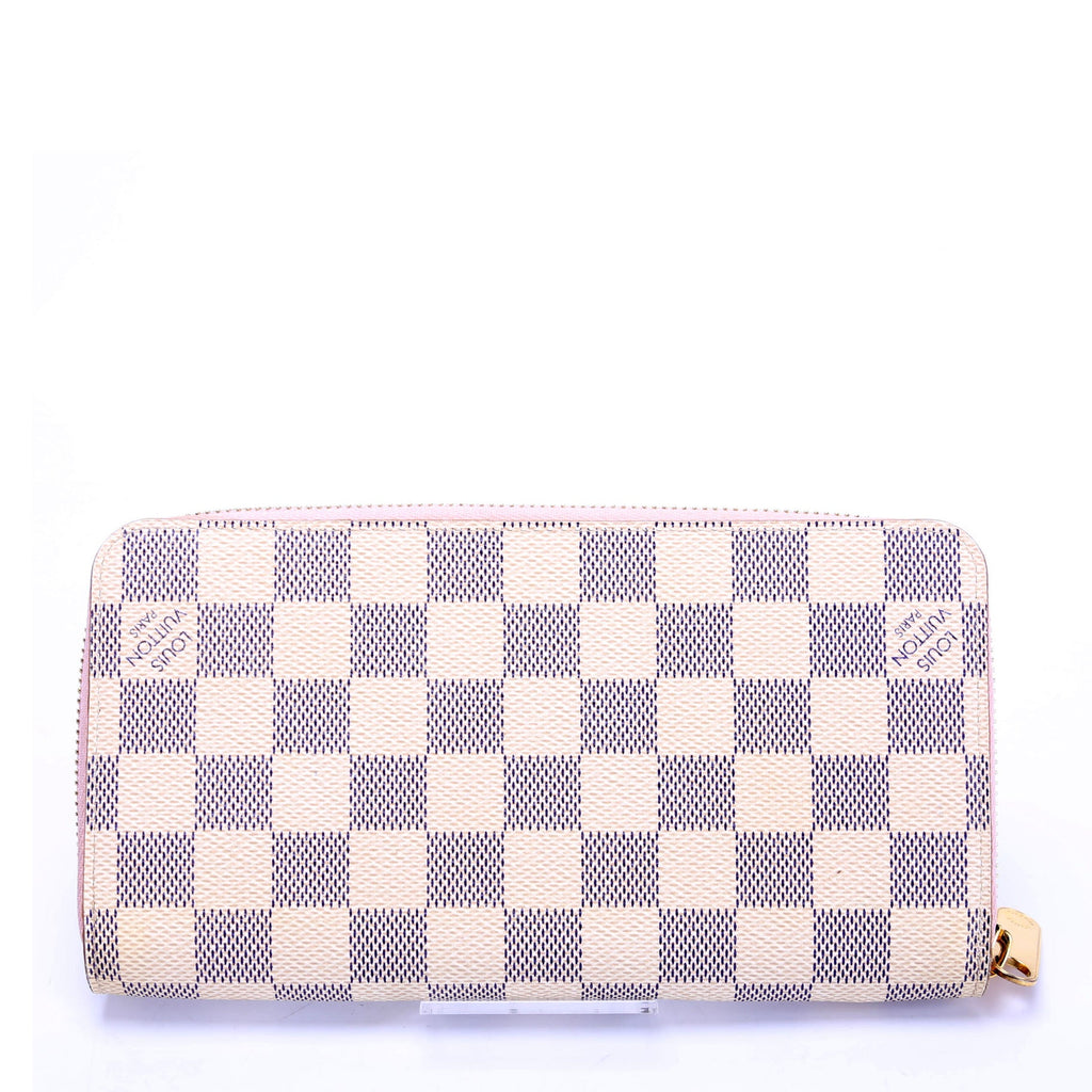 Zippy Wallet Damier Azur Pink