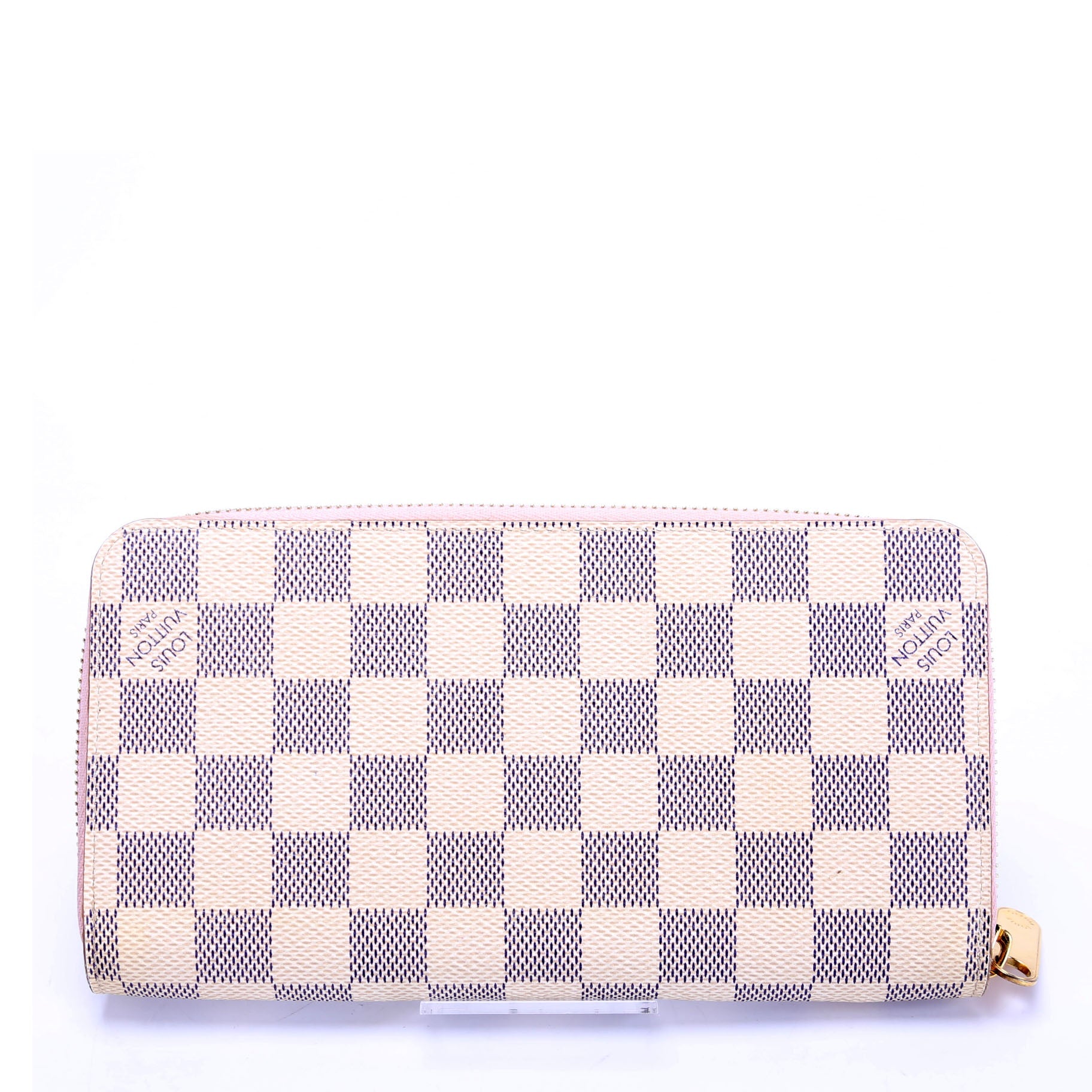Zippy Wallet Damier Azur Pink