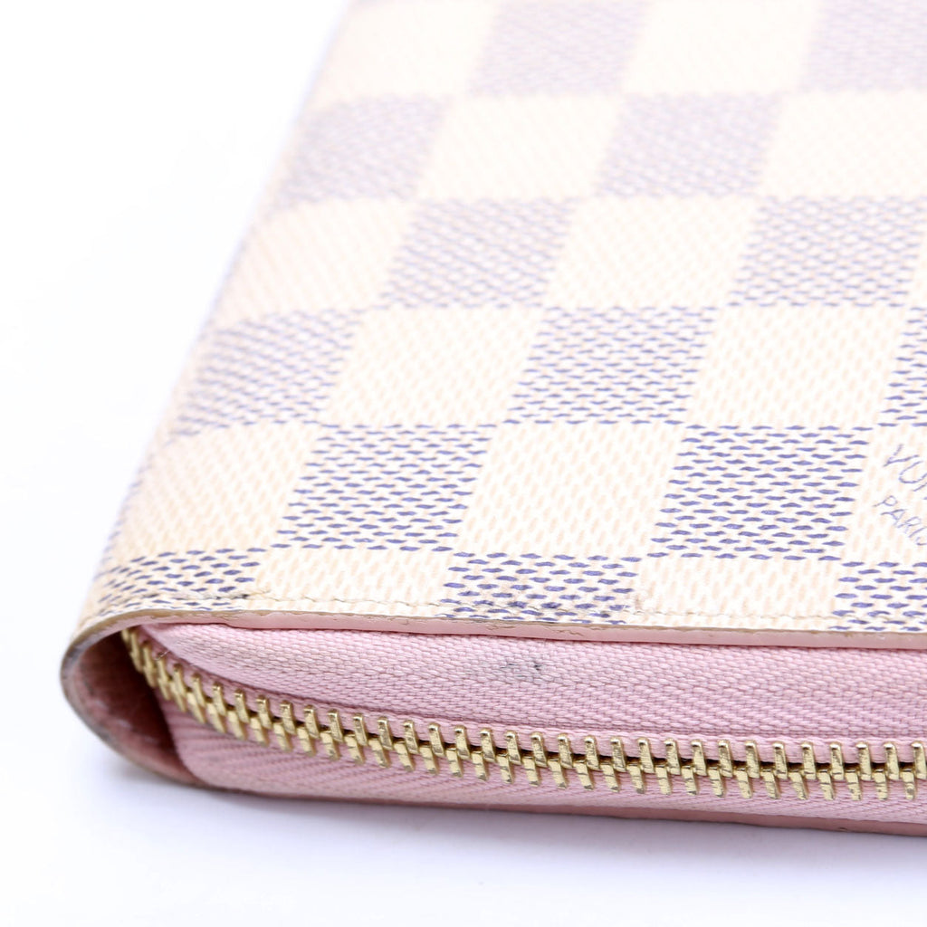 Zippy Wallet Damier Azur Pink