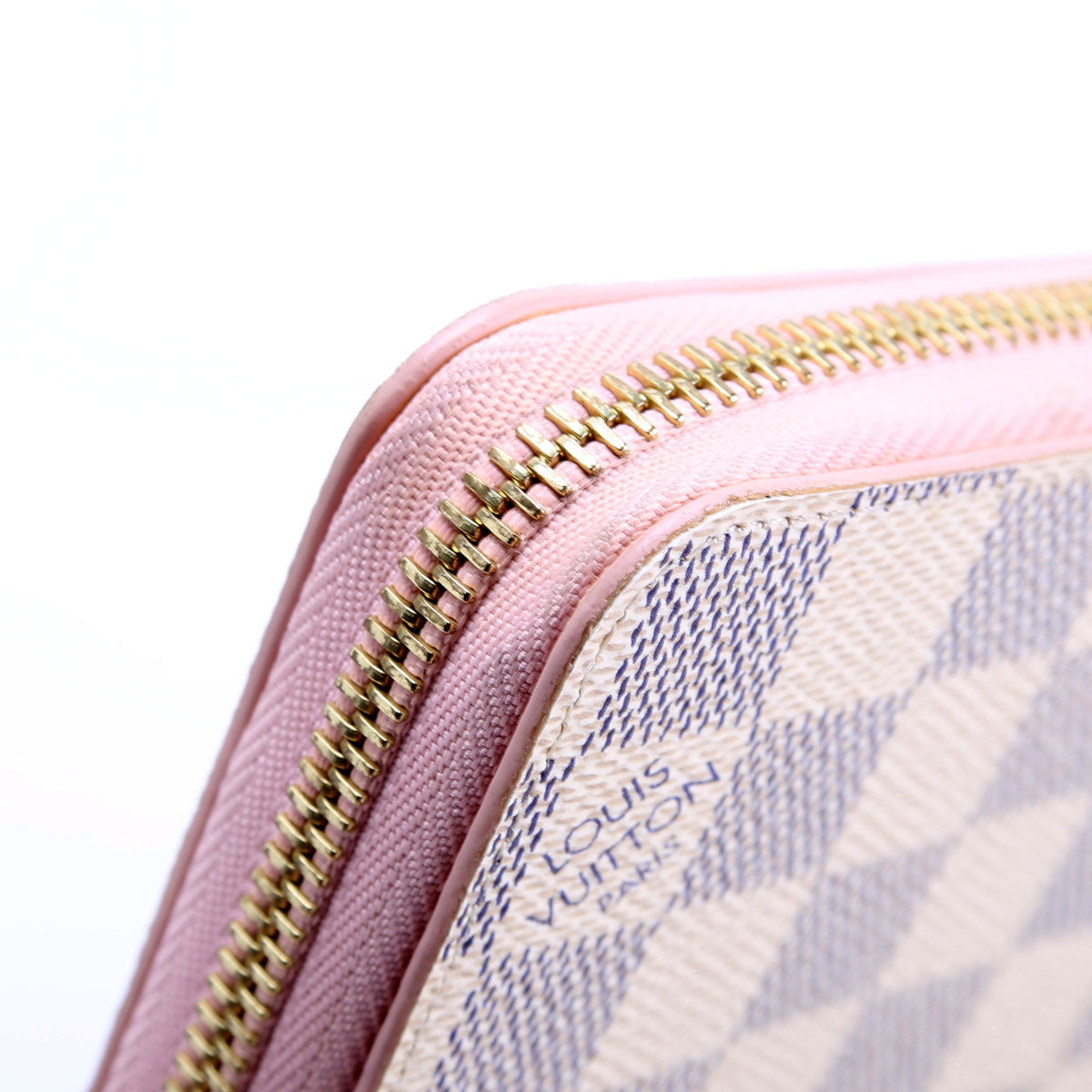 Zippy Wallet Damier Azur Pink