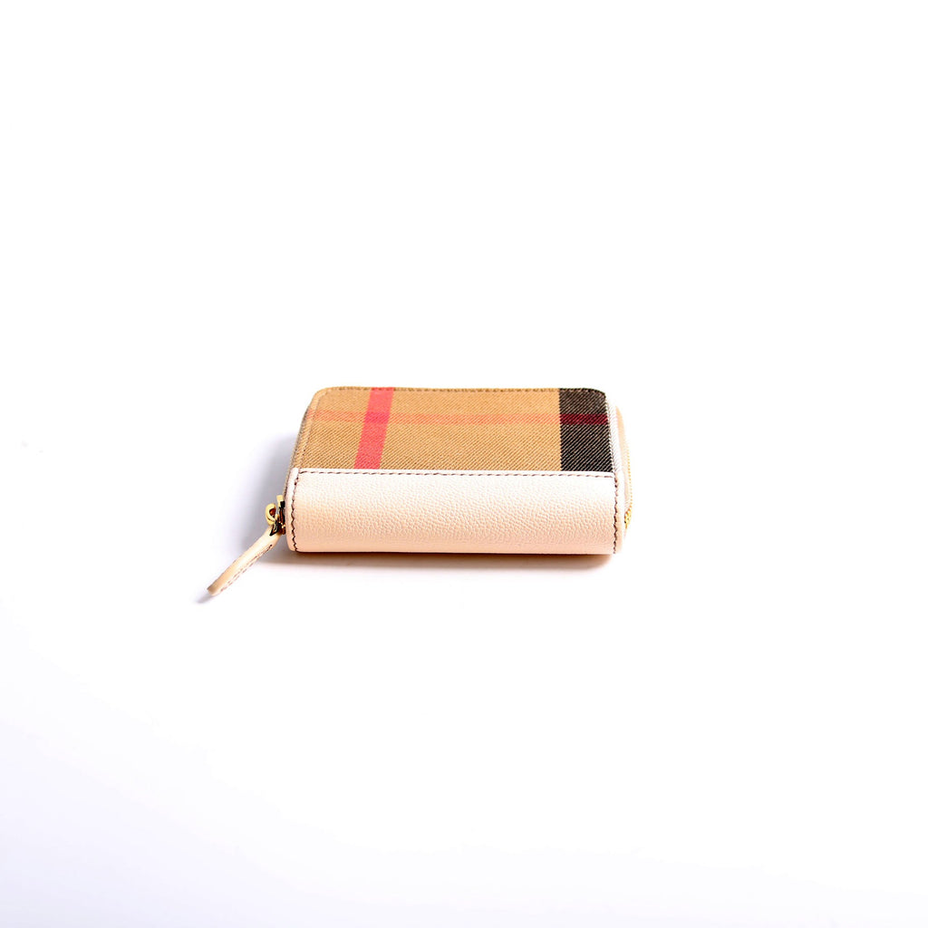8084527 MN Check Zip Around Compact Wallet