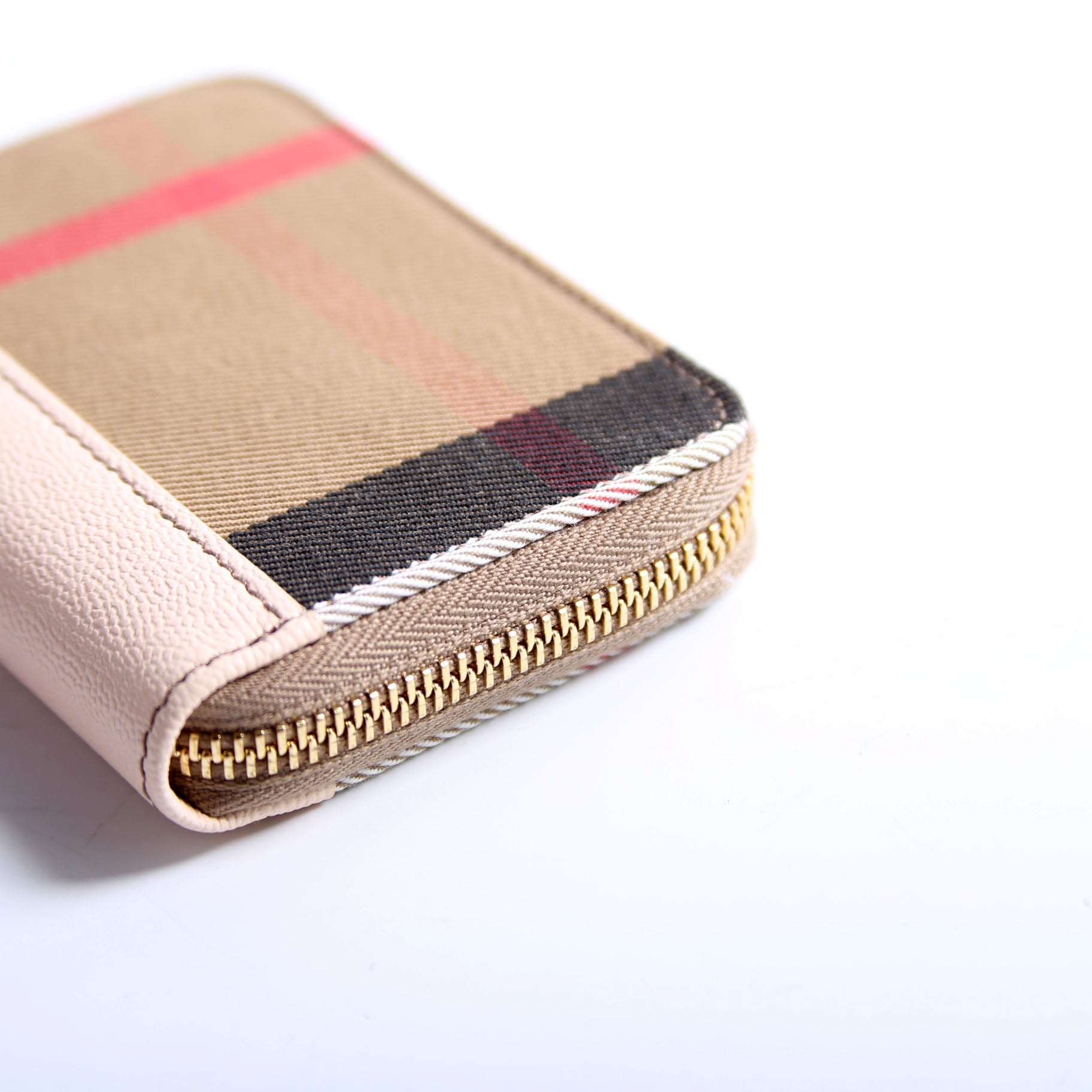 8084527 MN Check Zip Around Compact Wallet