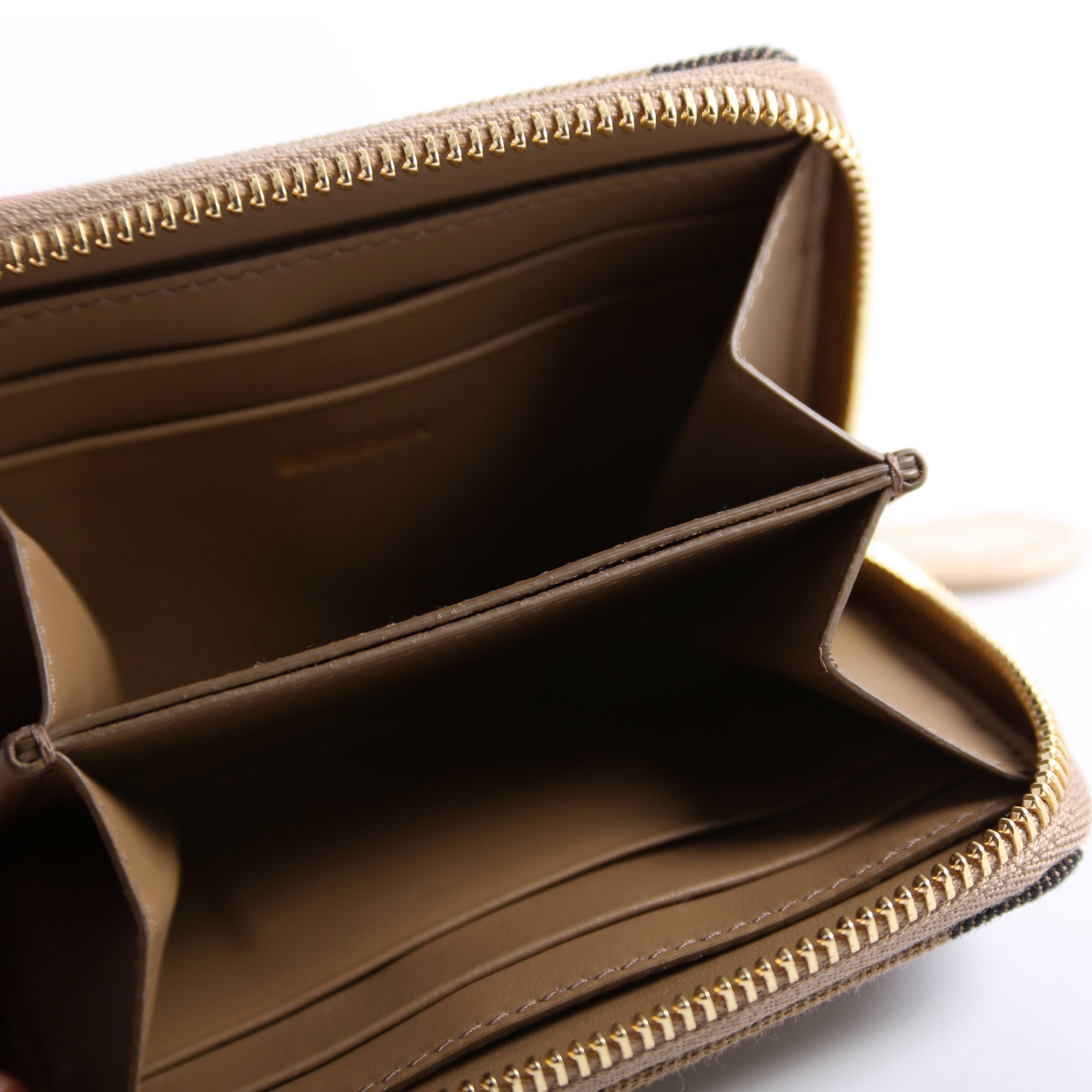 8084527 MN Check Zip Around Compact Wallet