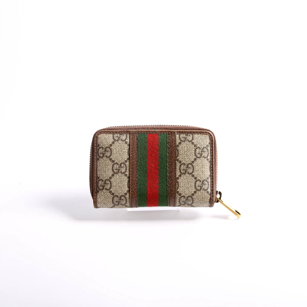 597613 GG Supreme Zip Around Card Case
