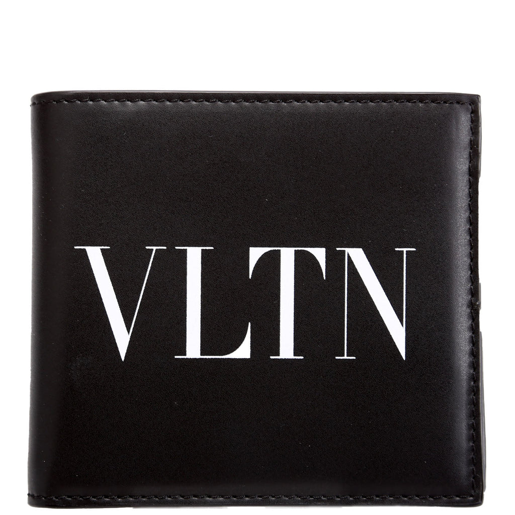 VLTN Bi-Fold Men's Wallet Black/White