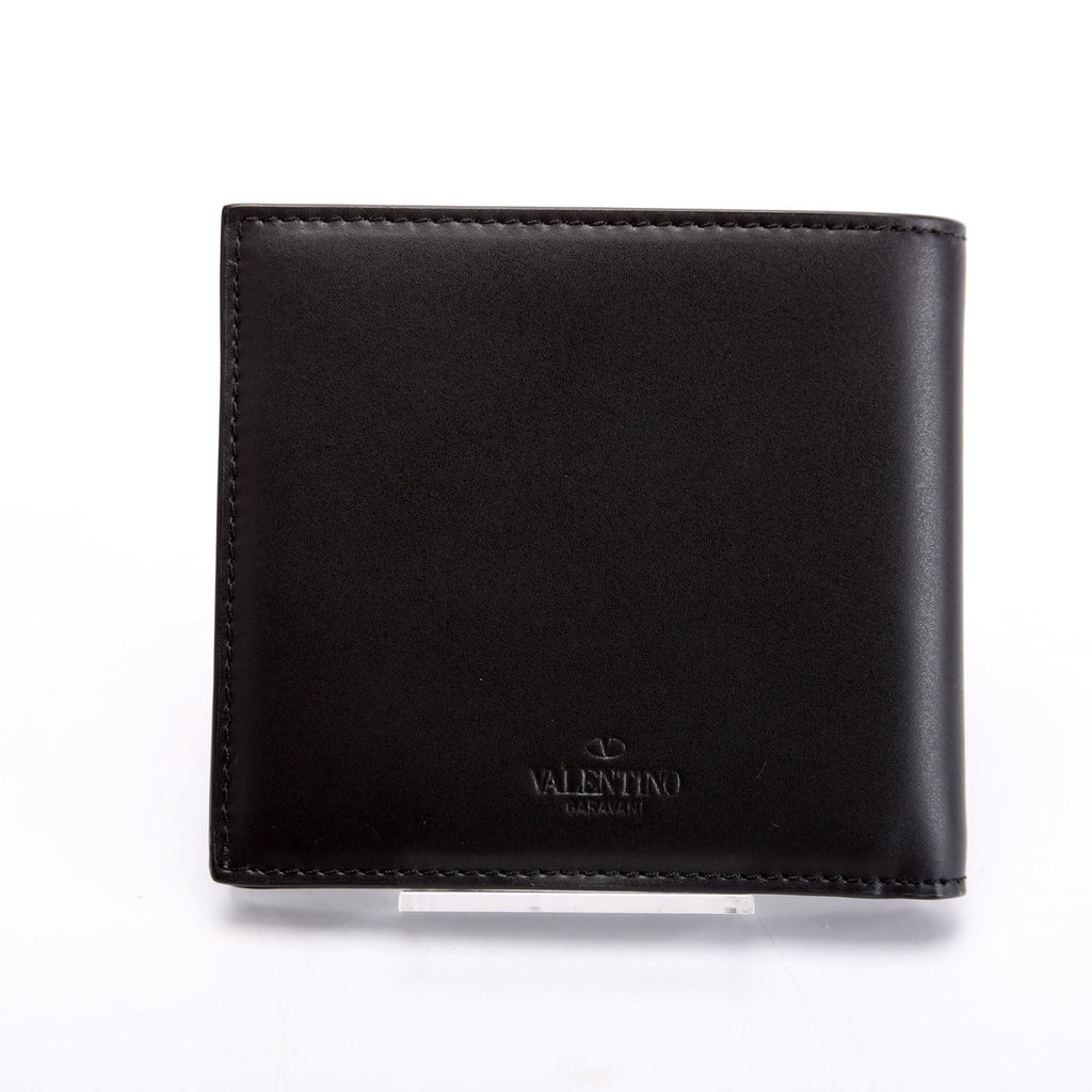 VLTN Bi-Fold Men's Wallet Black/White