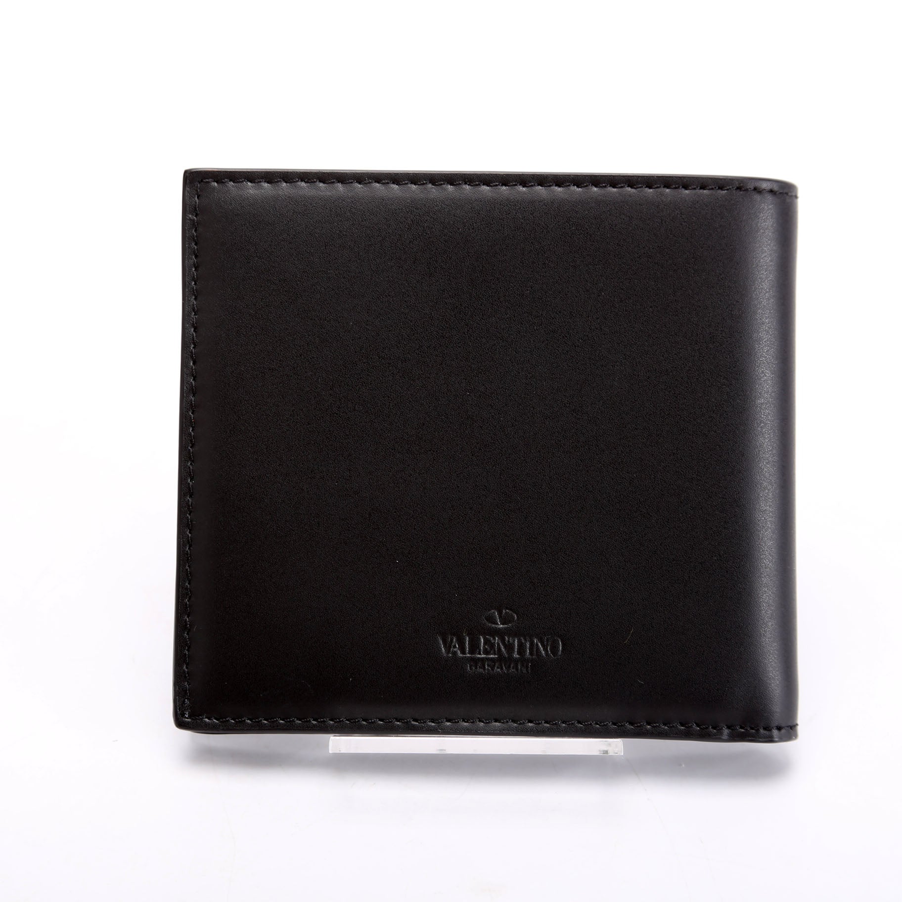 VLTN Bi-Fold Men's Wallet Black/White