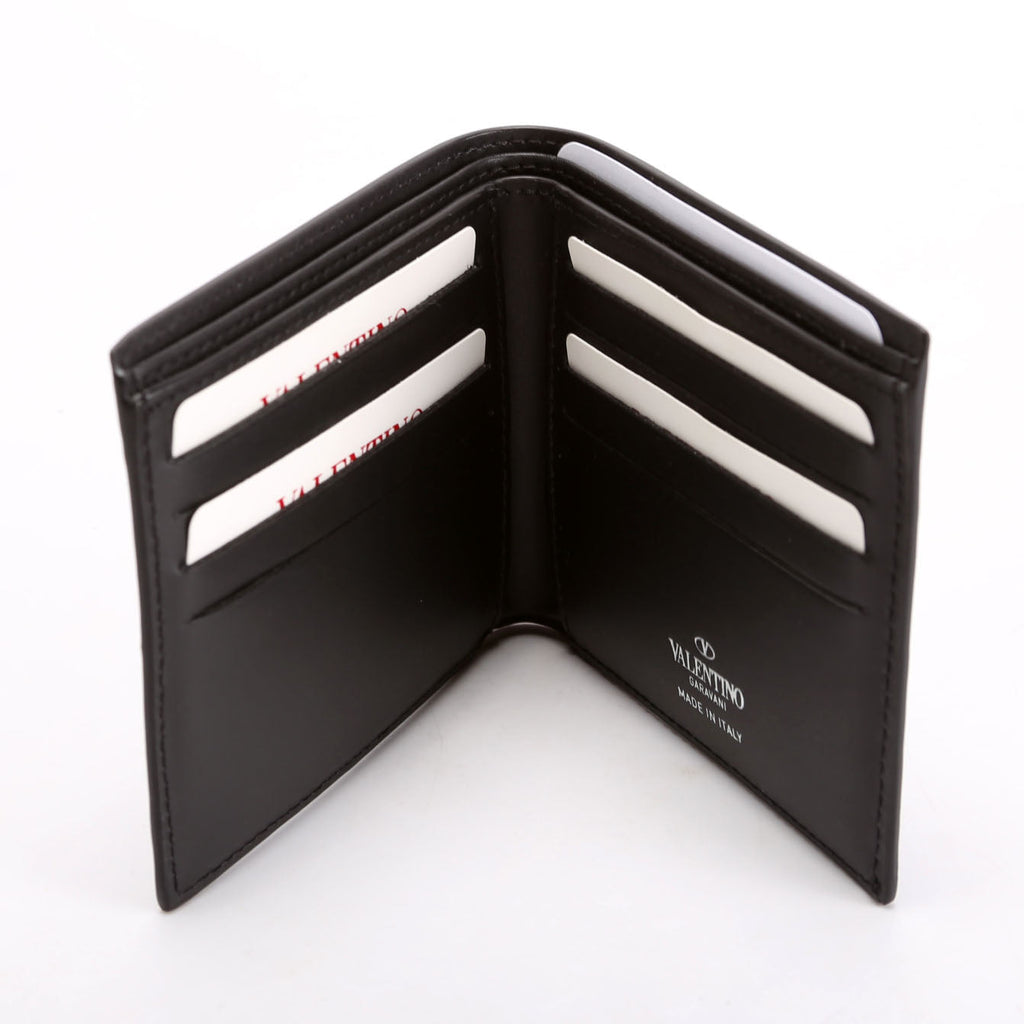 VLTN Bi-Fold Men's Wallet Black/White