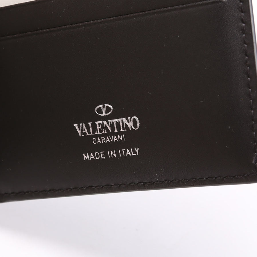 VLTN Bi-Fold Men's Wallet Black/White