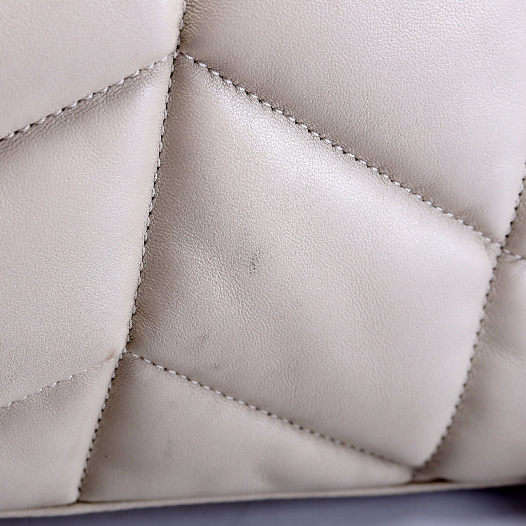 Puffer Quilted Small Lambskin 577476 Cream