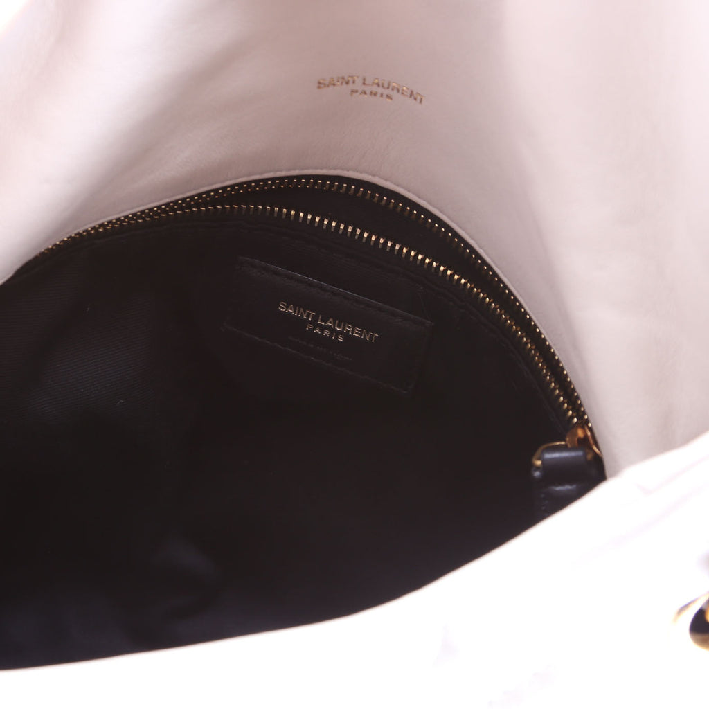 Puffer Quilted Small Lambskin 577476 Cream