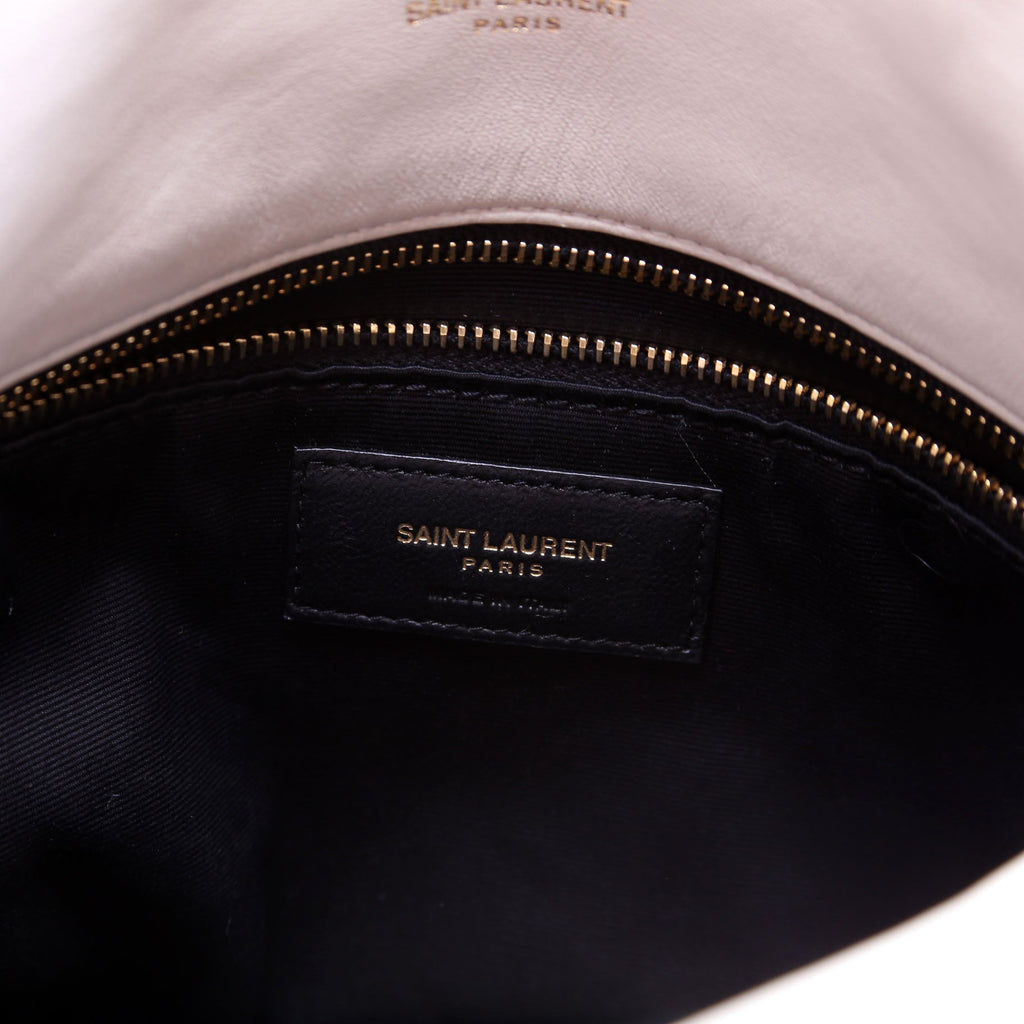 Puffer Quilted Small Lambskin 577476 Cream