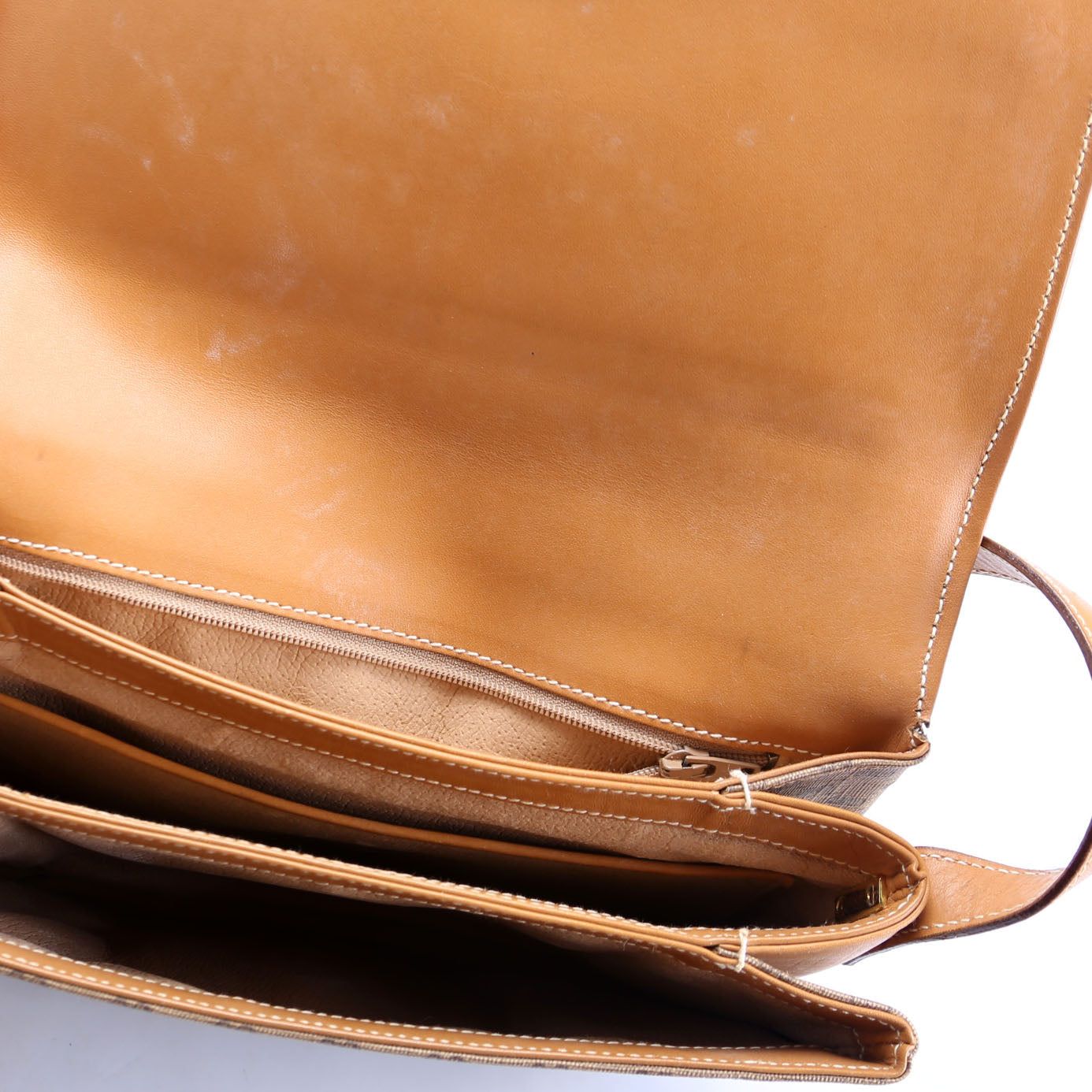 001.406.1780 GG Micro Canvas Shoulder Bag Vintage Brown