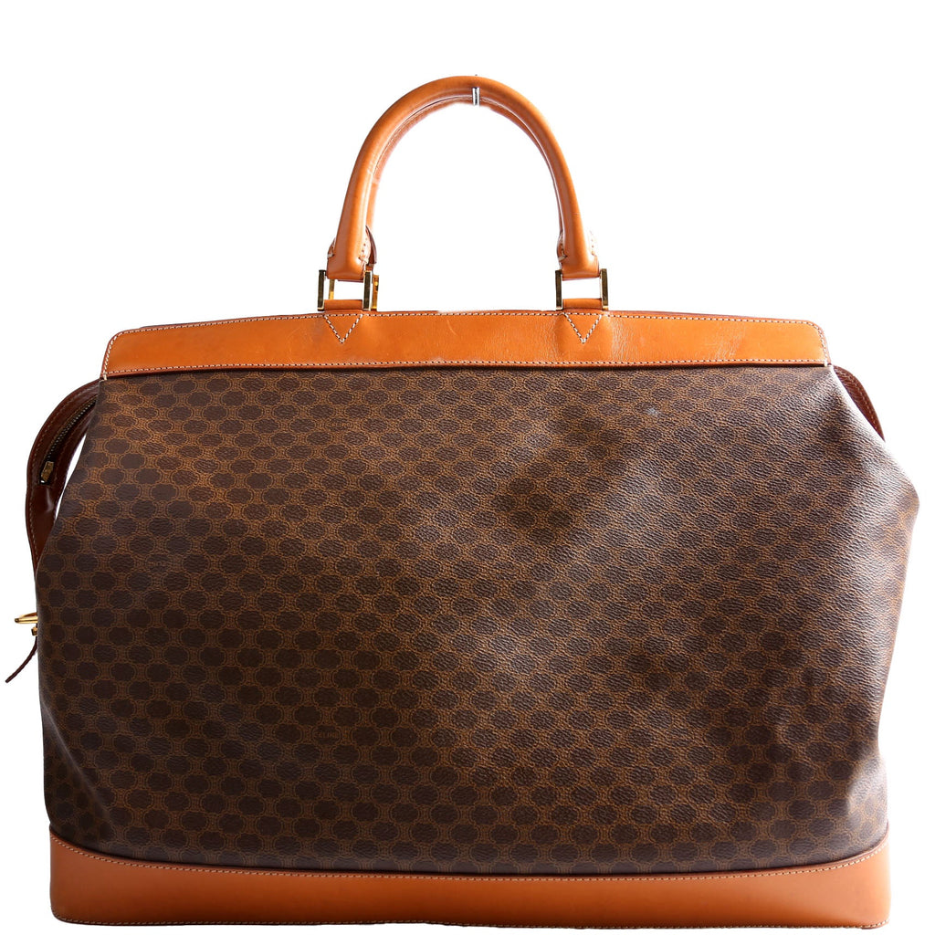 Macadam Canvas Weekender Bag Vintage